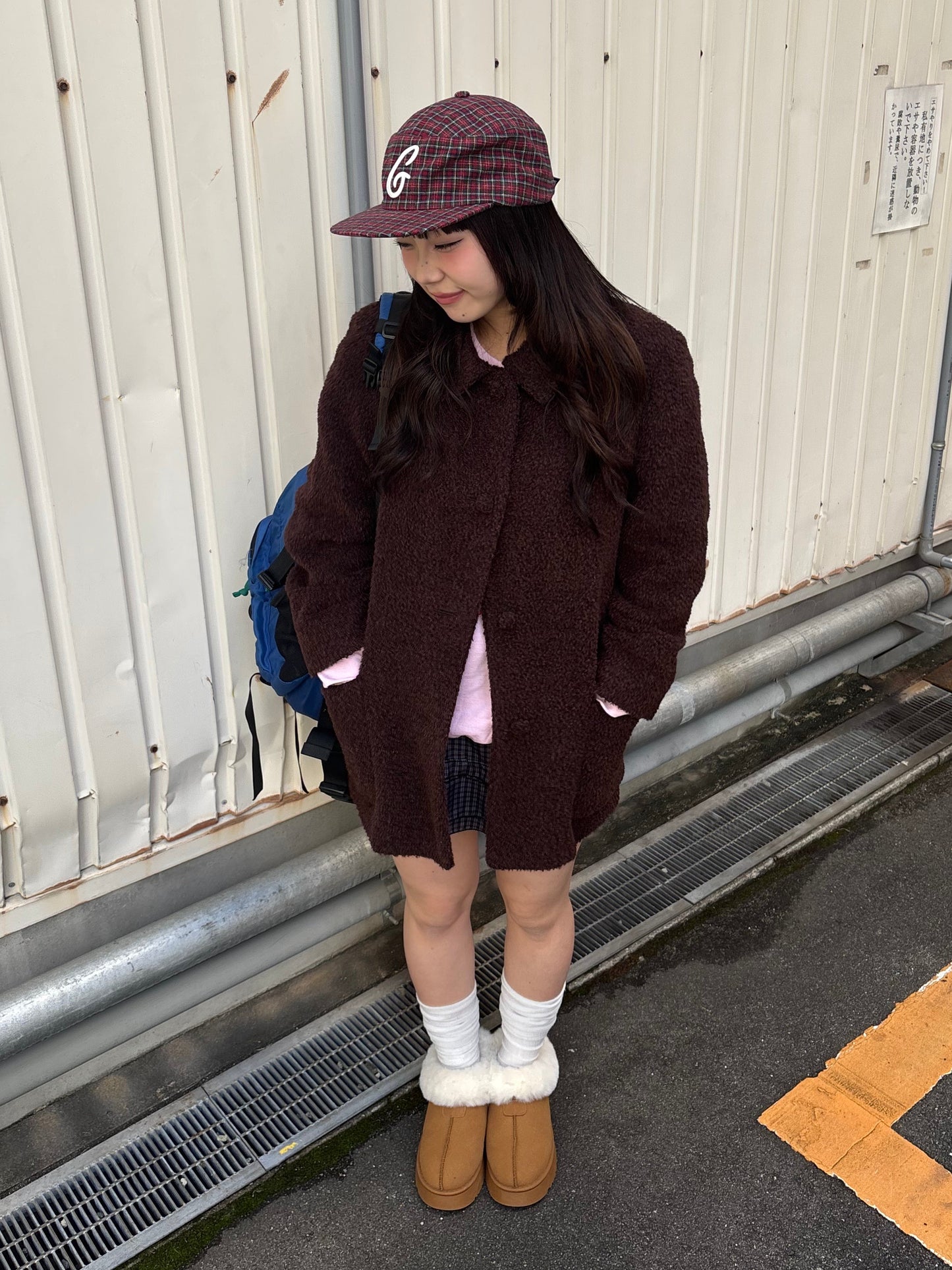 ファー付きショートムートンブーツ DPB89137