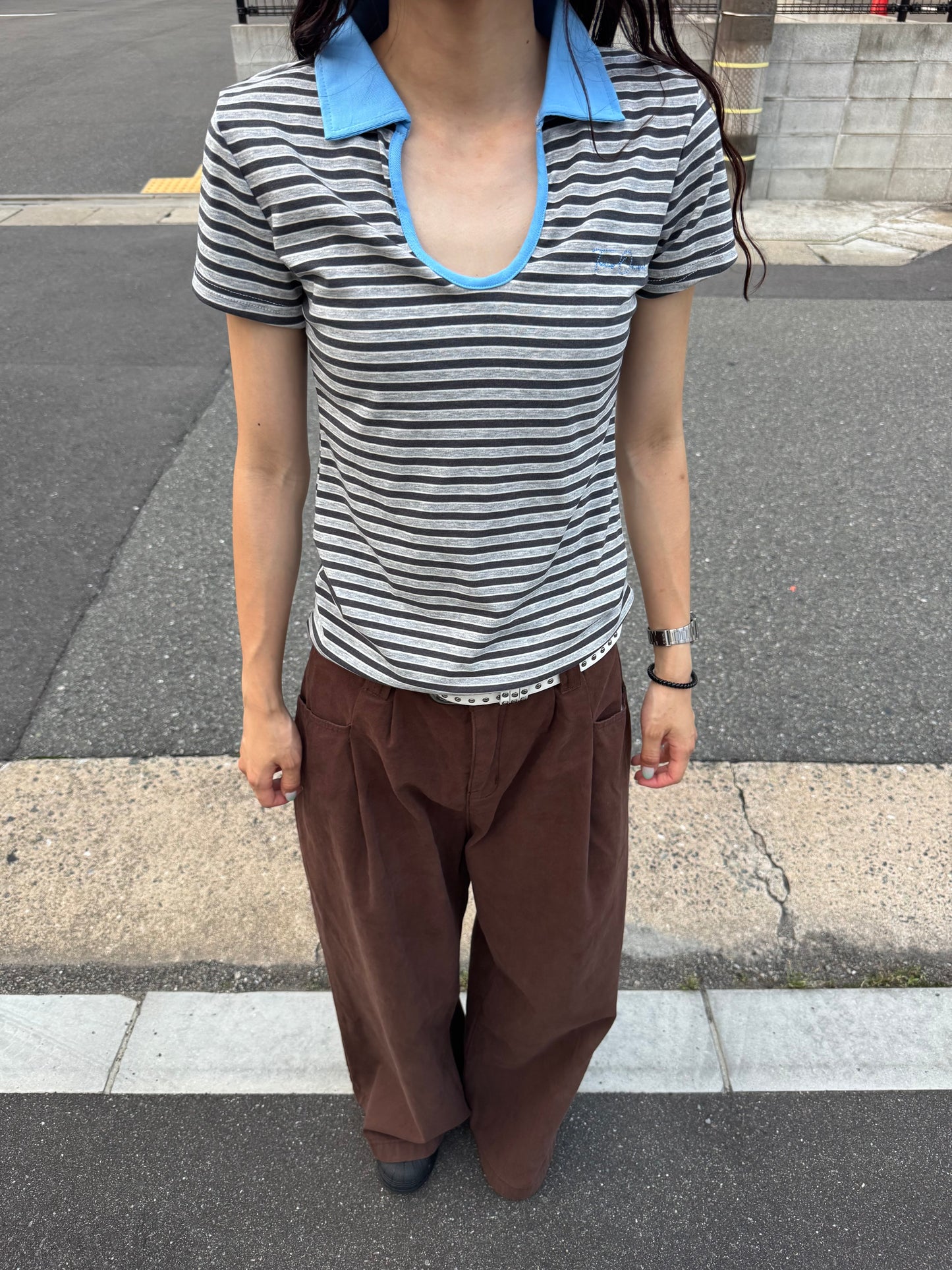 ボーダーポロTシャツ DPC07034
