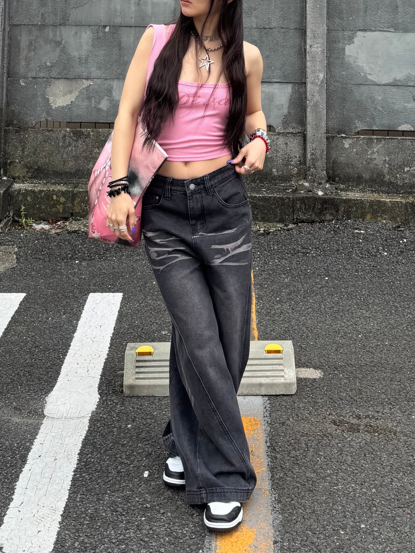 バルーンウォッシュドデニムパンツ DPB86055