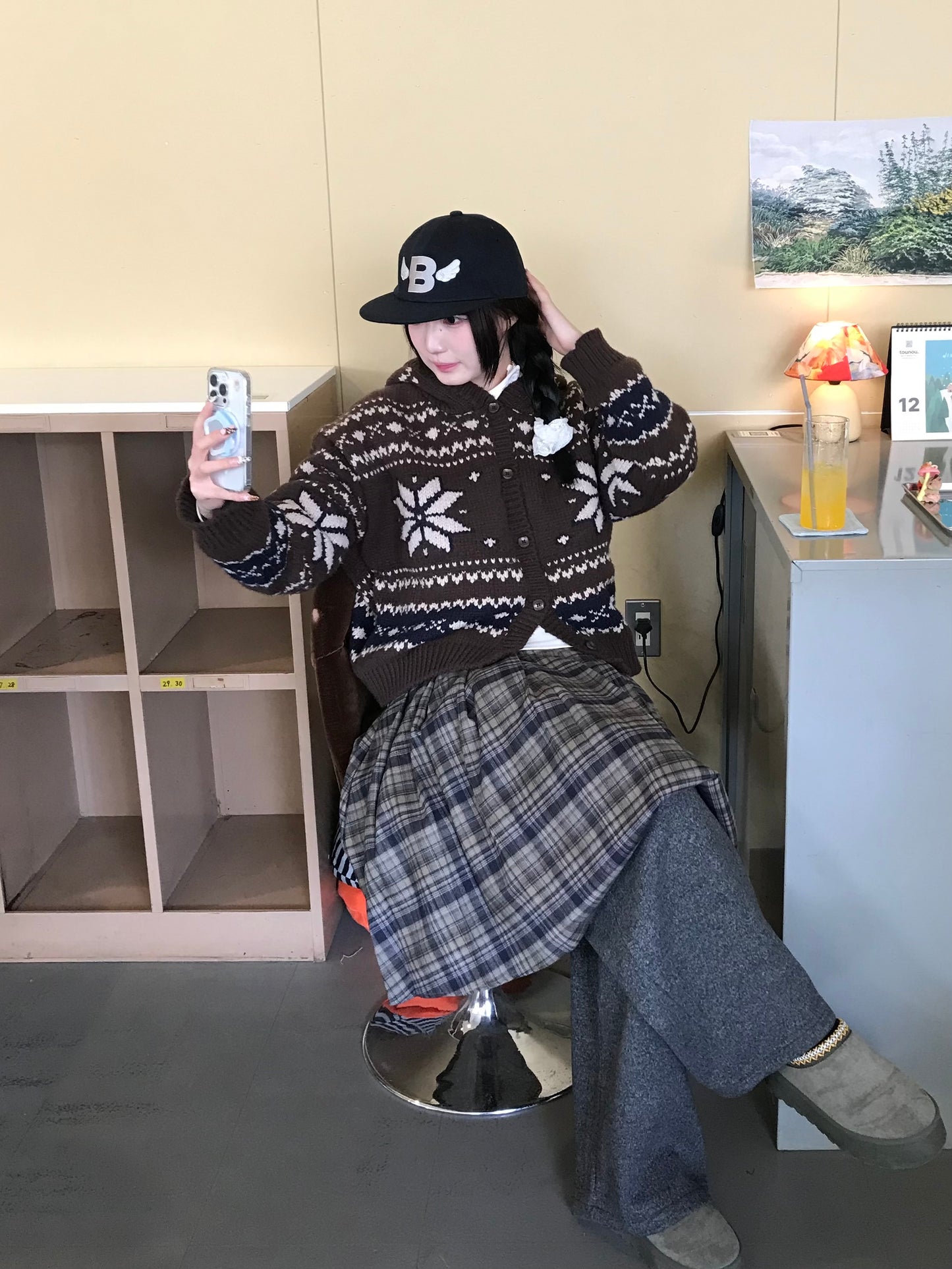 ノルディックニットパーカー DPB85422