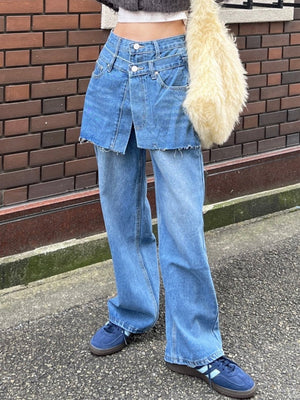 レイヤードデザインデニムパンツ DPB79048