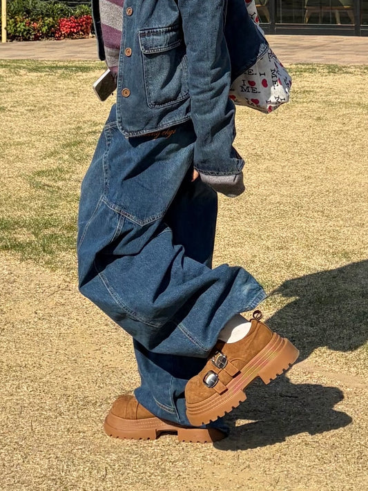 ボリュームソール ストラップローファー DPB98086