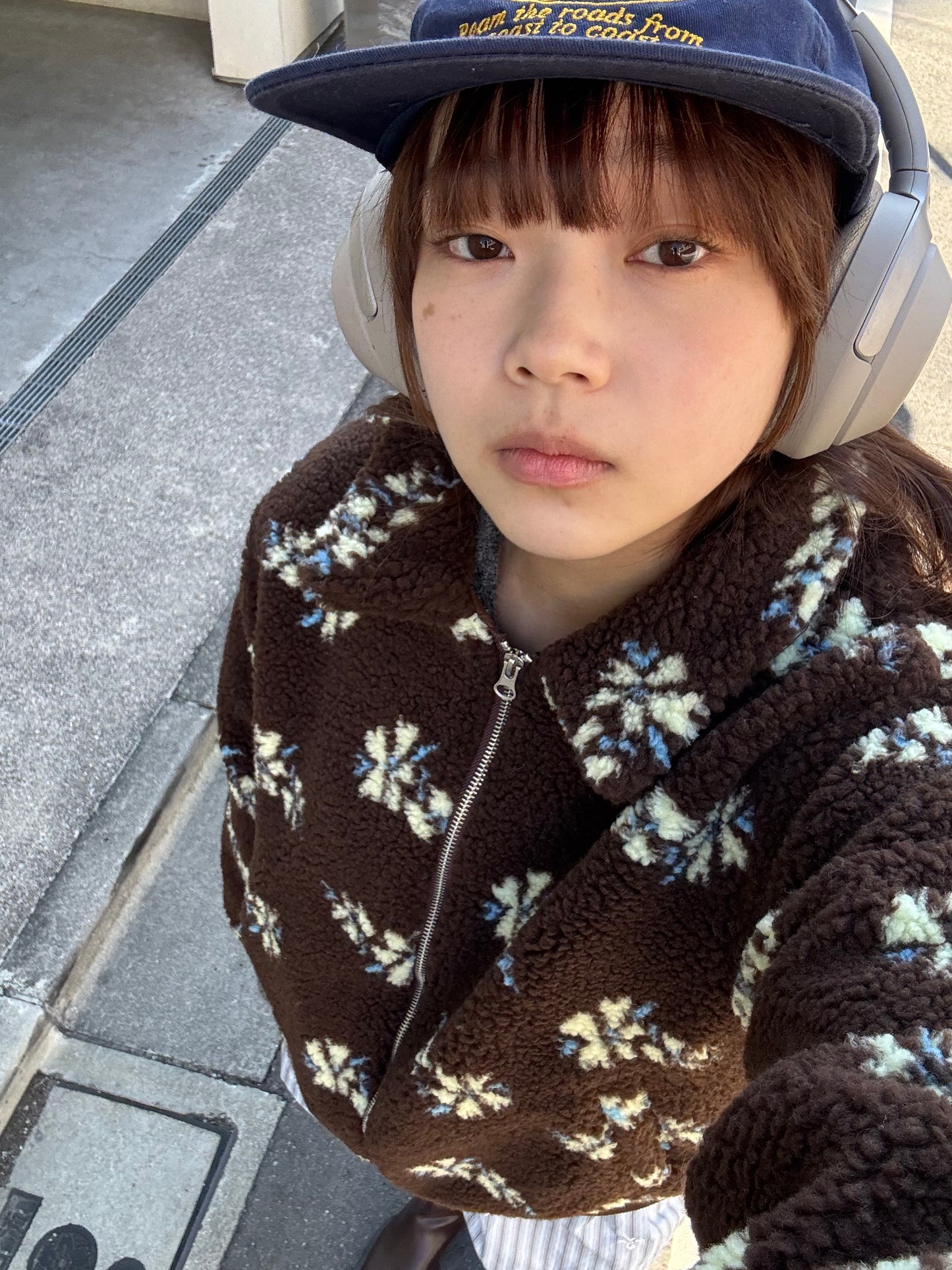 フラワーボアジャケット DPB91068