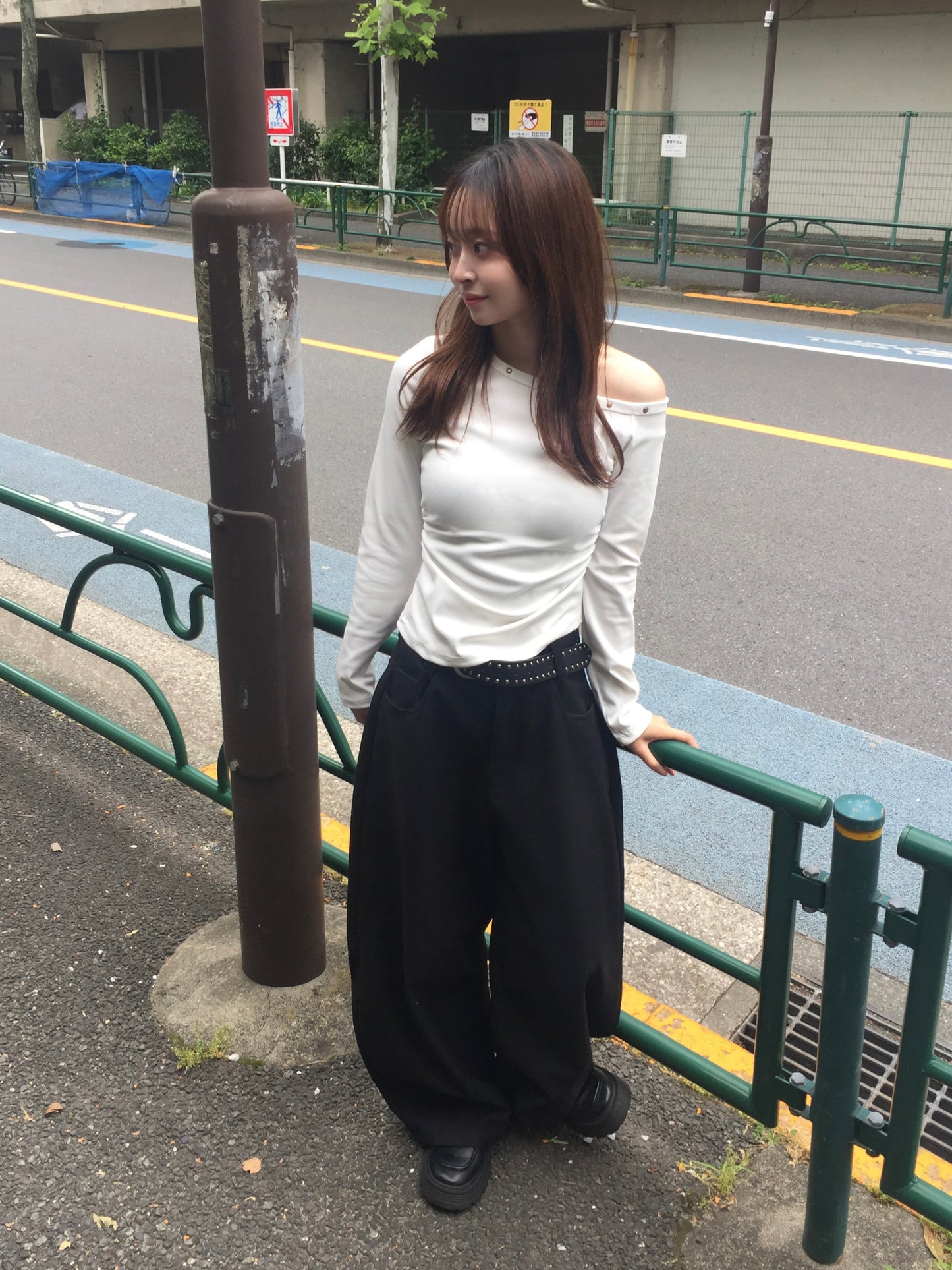 スタッツツキオフショルロンティー DPB94064