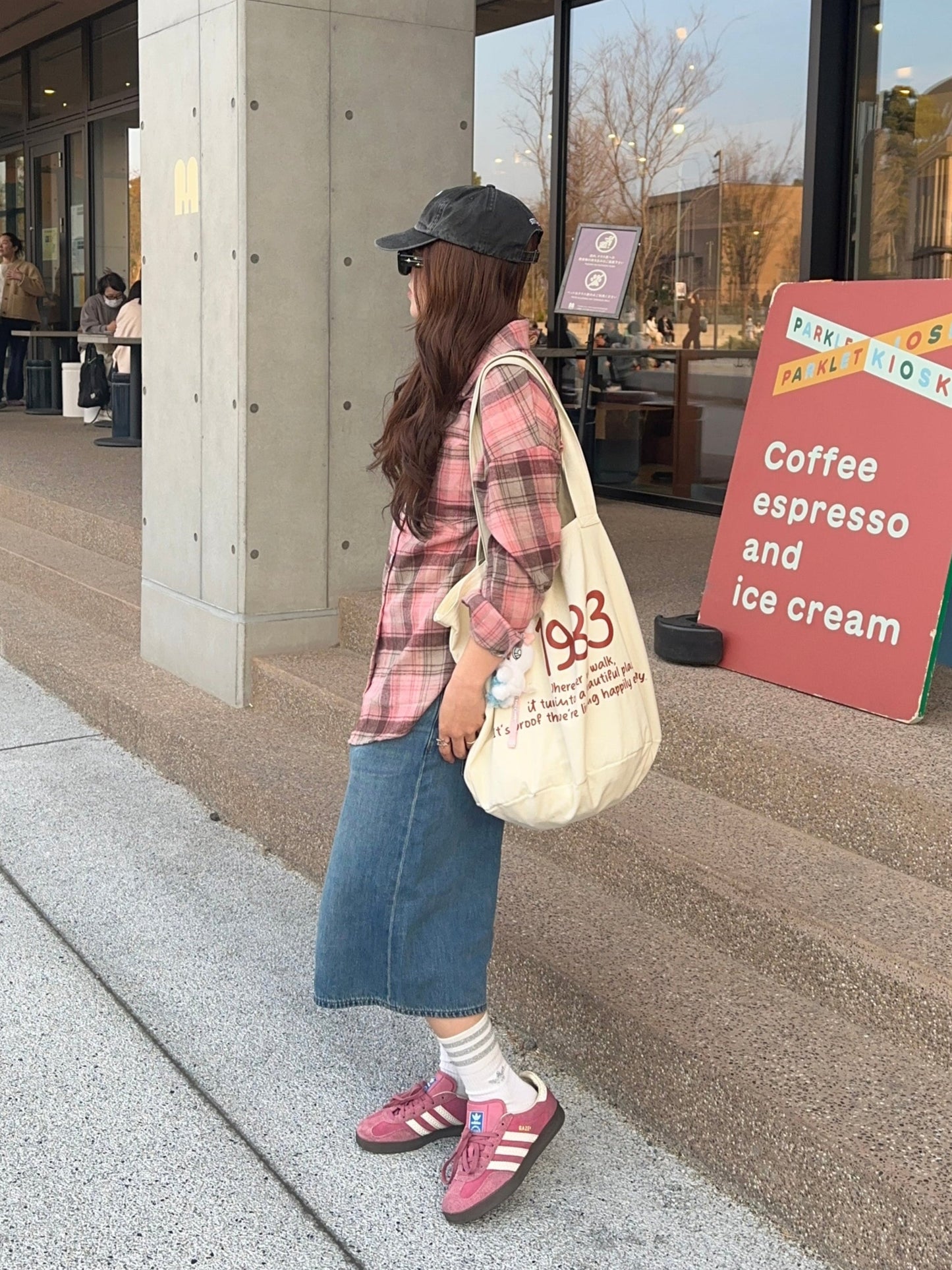 オーバーカラーチェックシャツ DPB87049