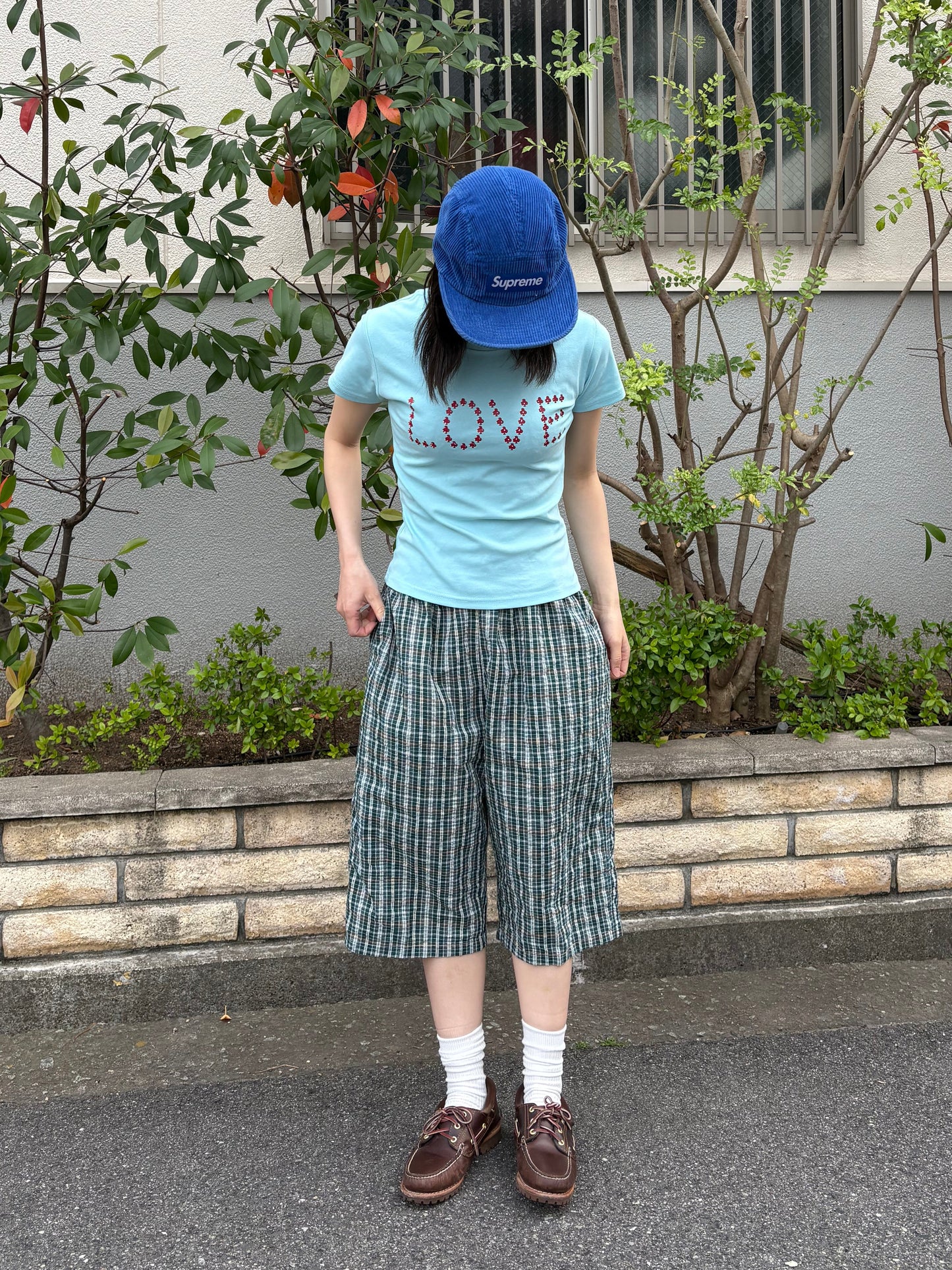 チェックハーフパンツ DPB99088