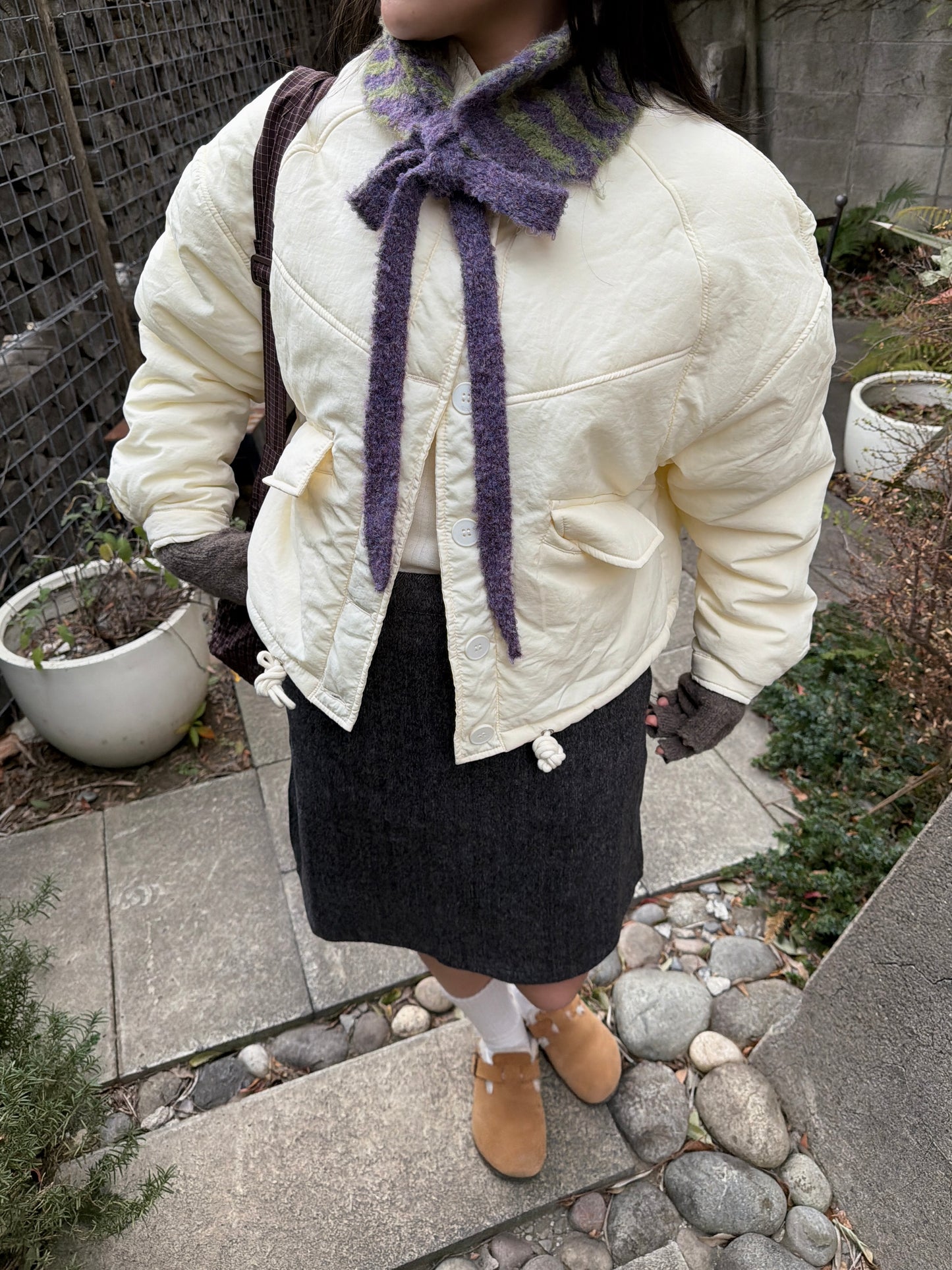 ボーダータイリボンイヤーマフ DPB78261