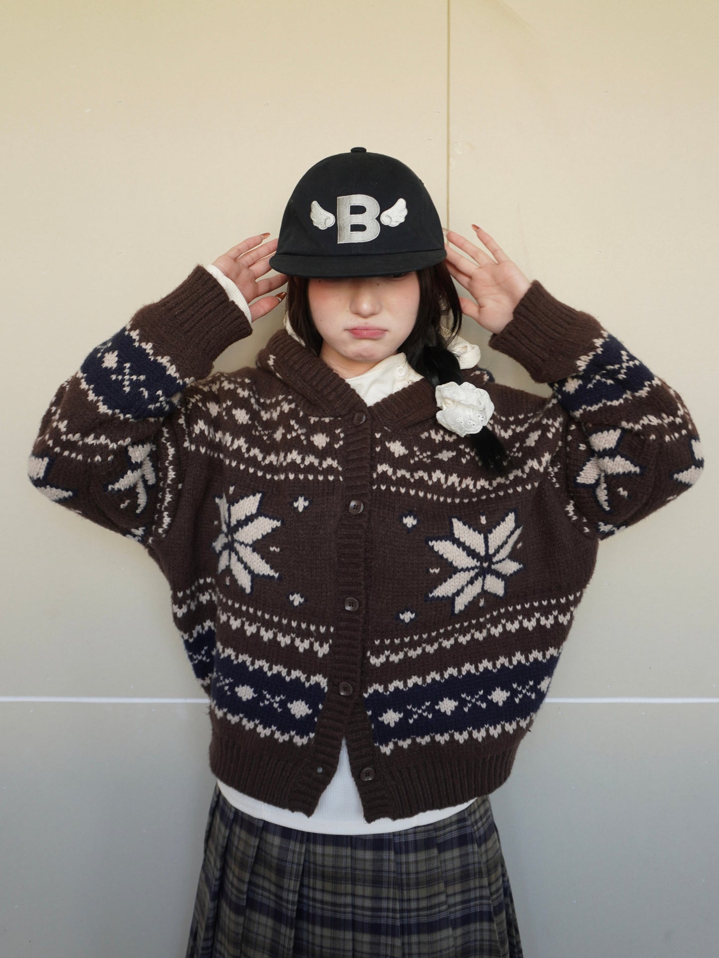 ノルディックニットパーカー DPB85422