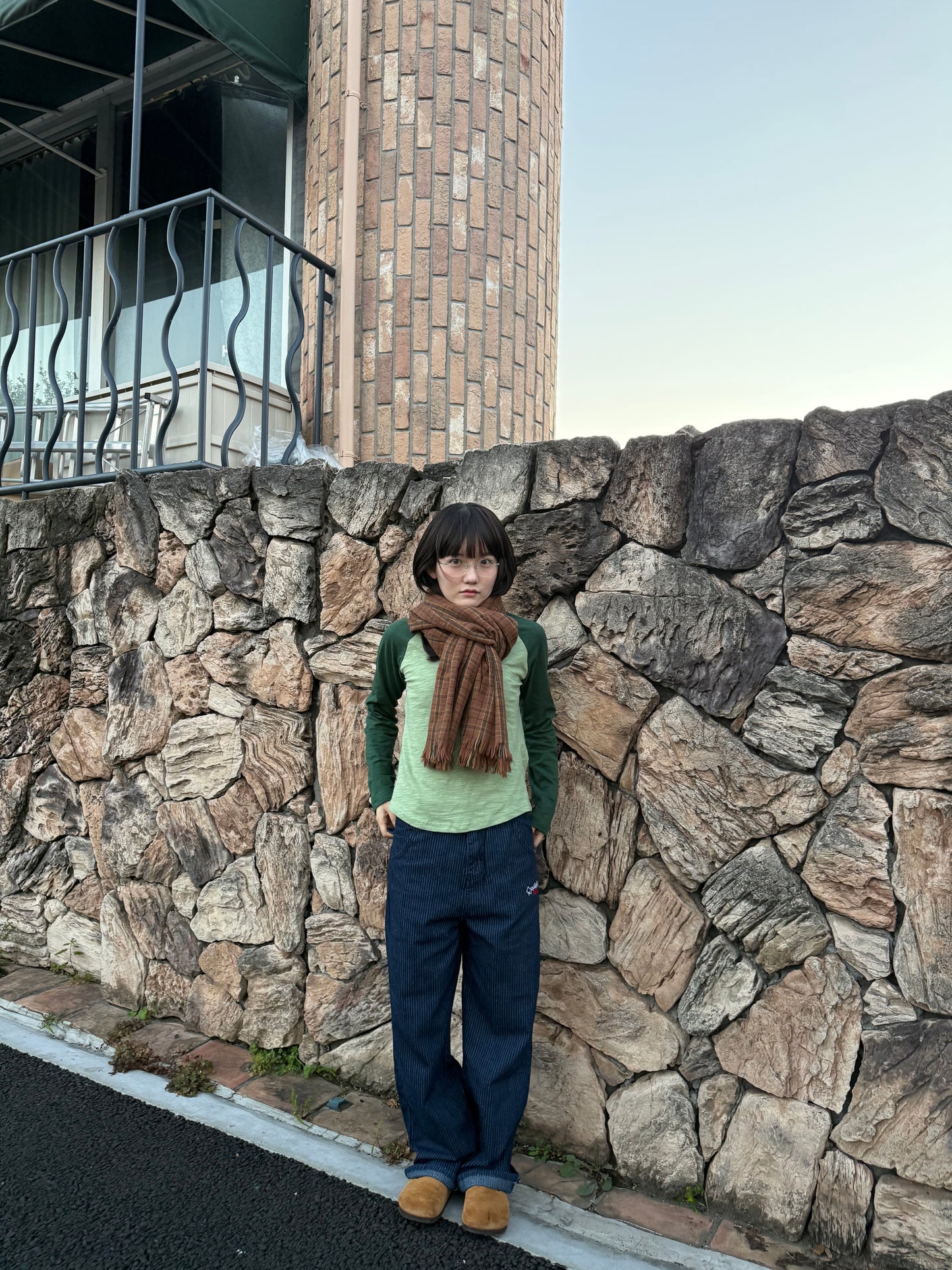 ストライプレトロデニムパンツ DPA43679