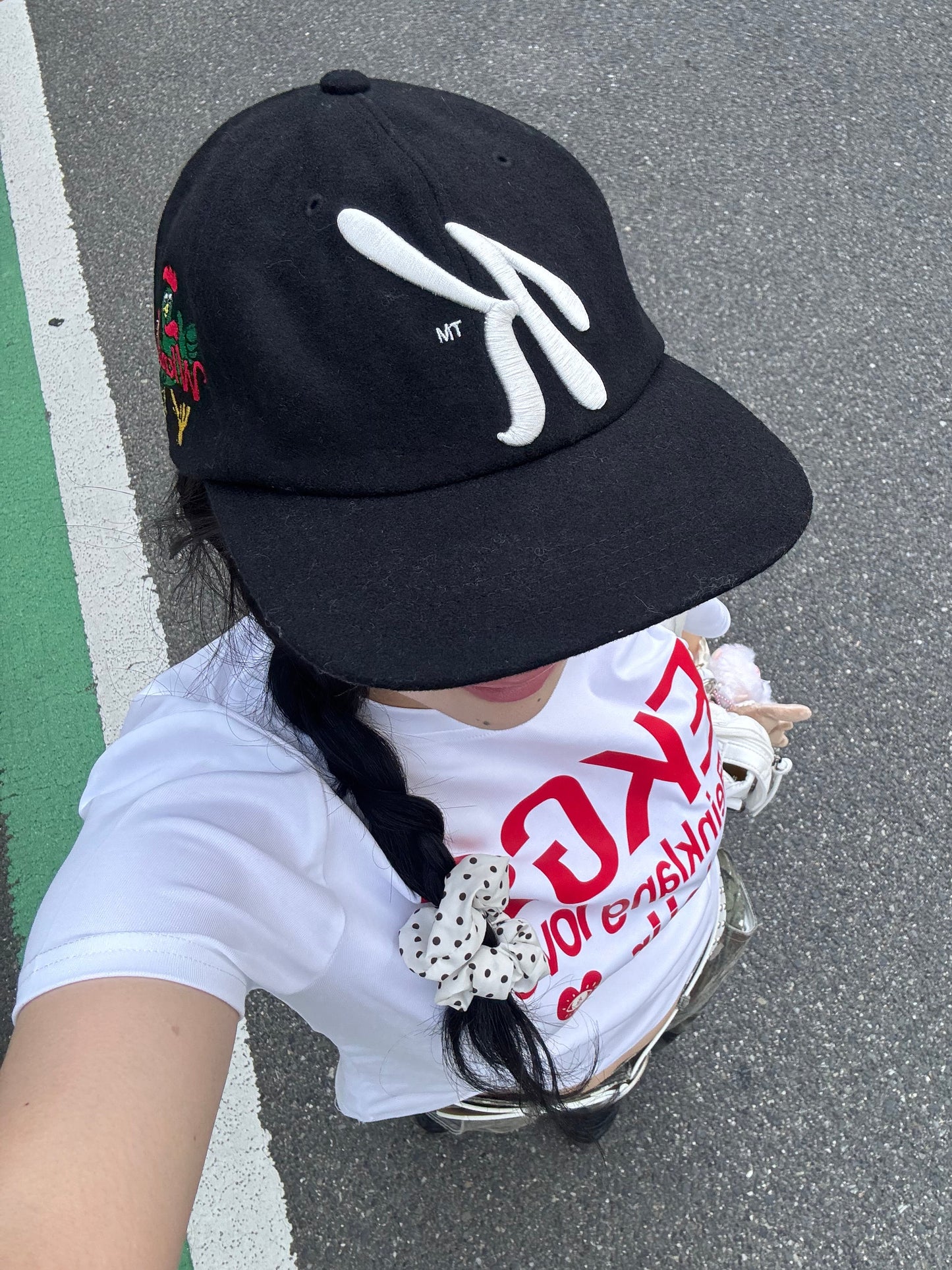 レッドロゴフィットTシャツ DPB89273