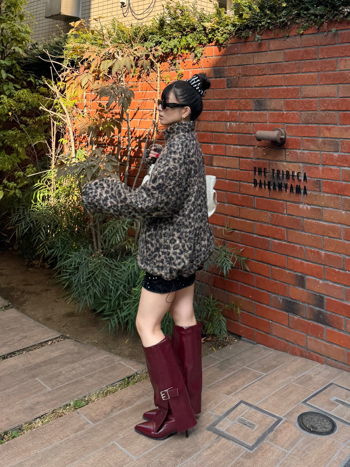 ボルドーバックルブーツ DPB86165