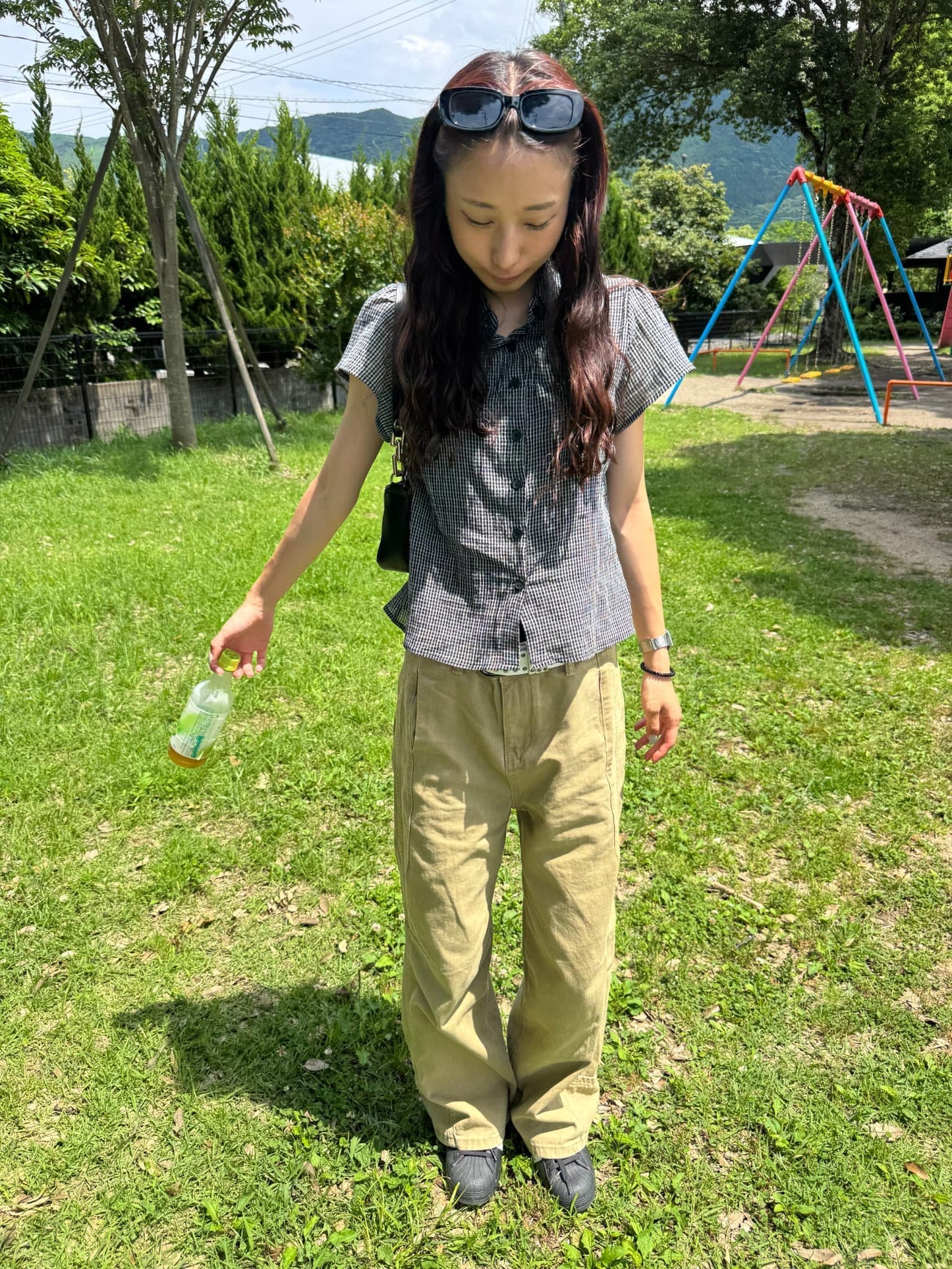 スリムフィットチェックシャツ DPC07036