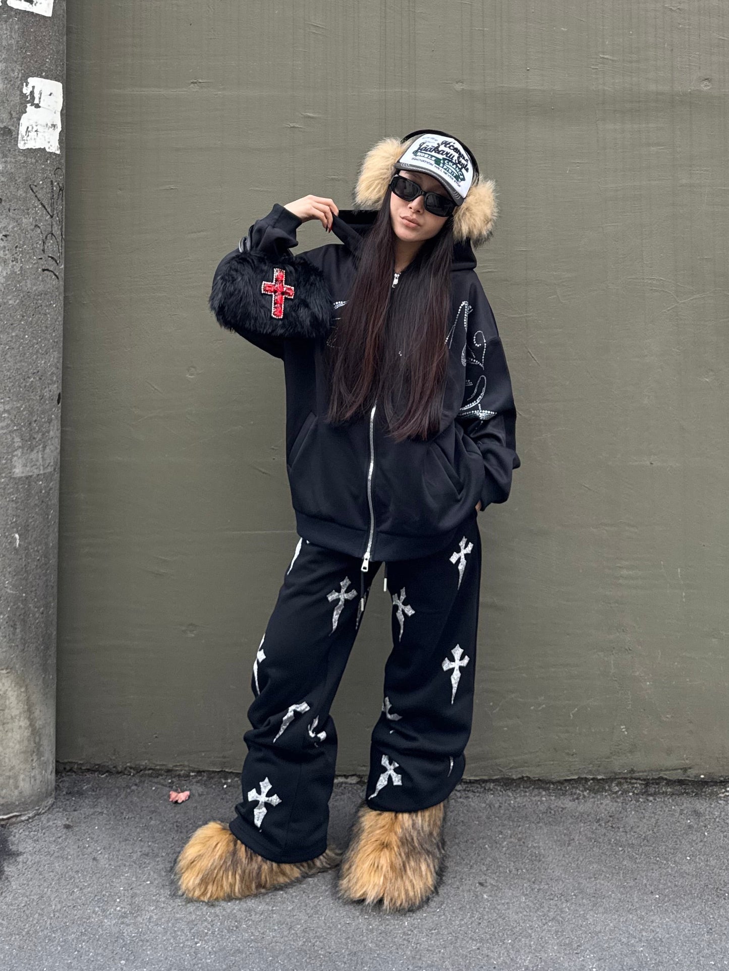 ビッグラメロゴパーカー DPB86156