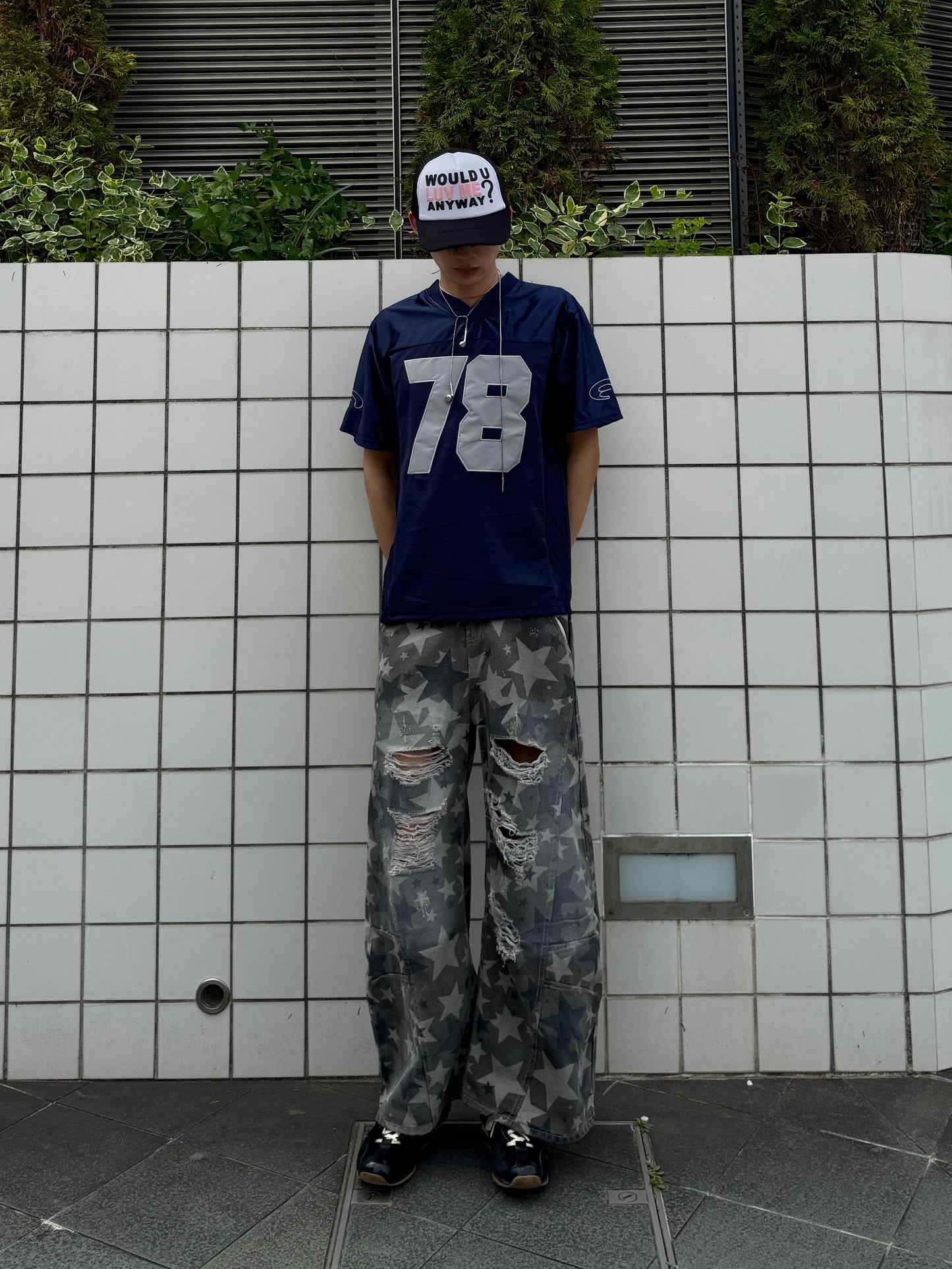 スターダメージデニムパンツ DPC05033