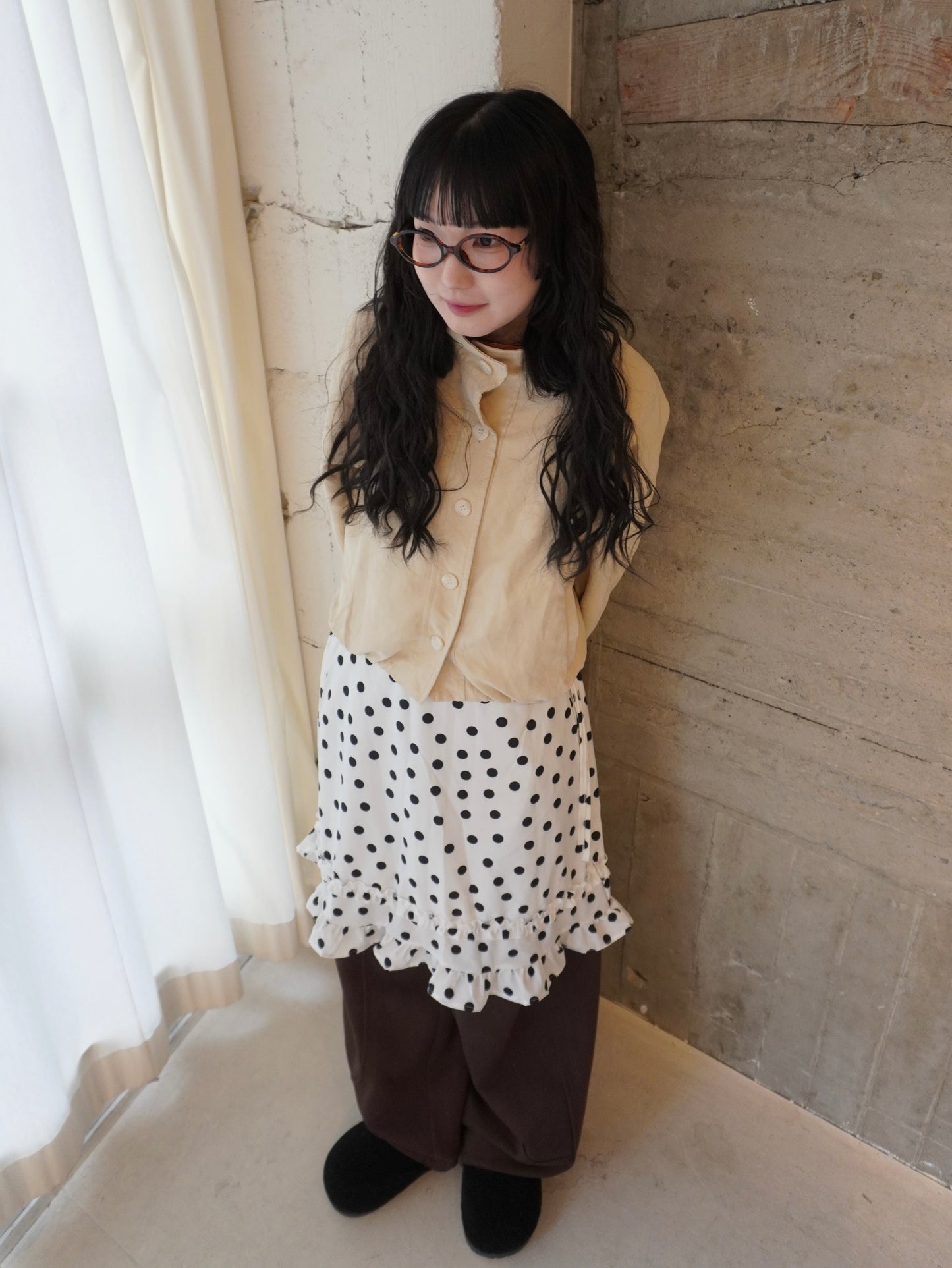 ドットフリルスカート DPB85462