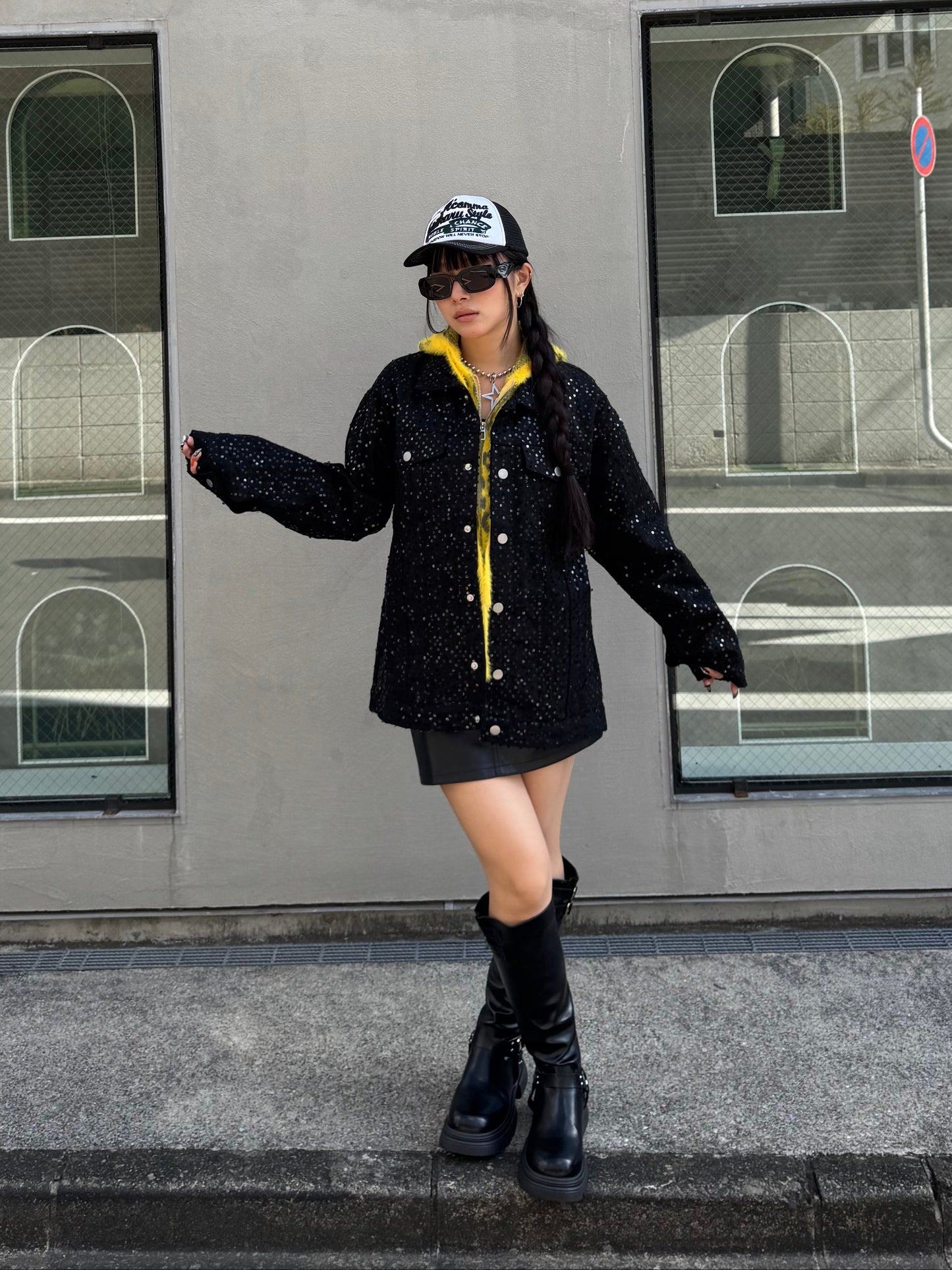 スパンコールデニムジャケット DPB86146