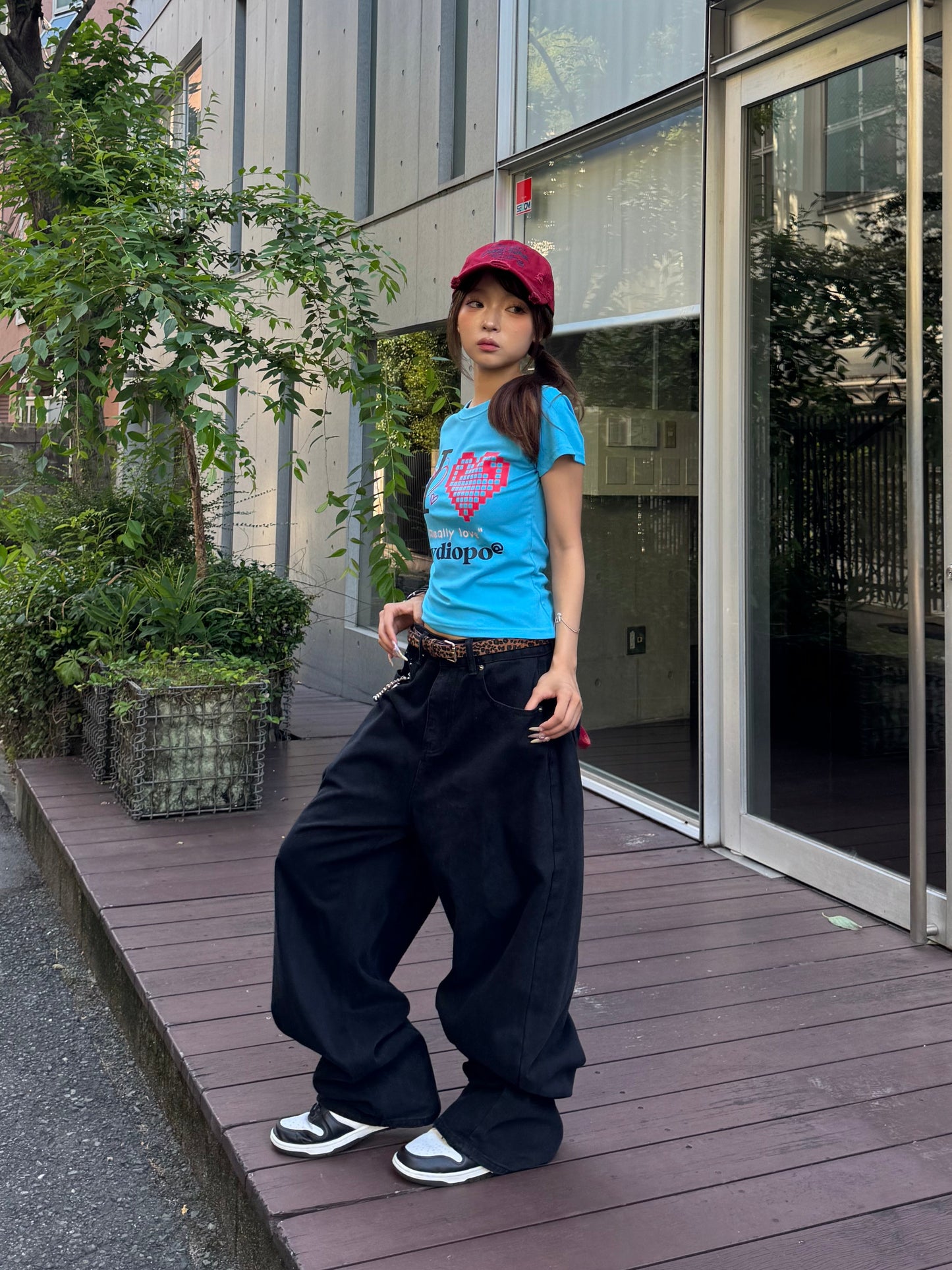 ピクセルアイラブTシャツ DPB86086