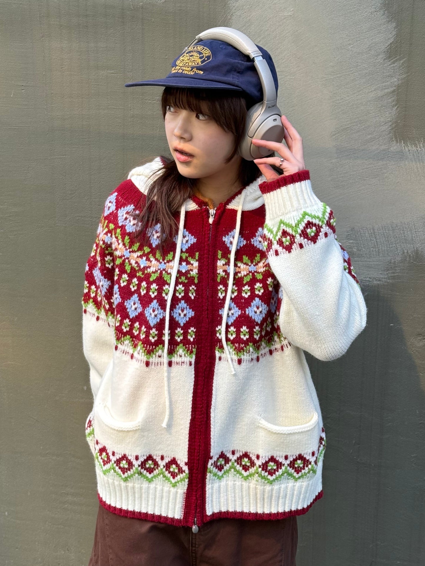 ノルディックフルジップニット DPB91065