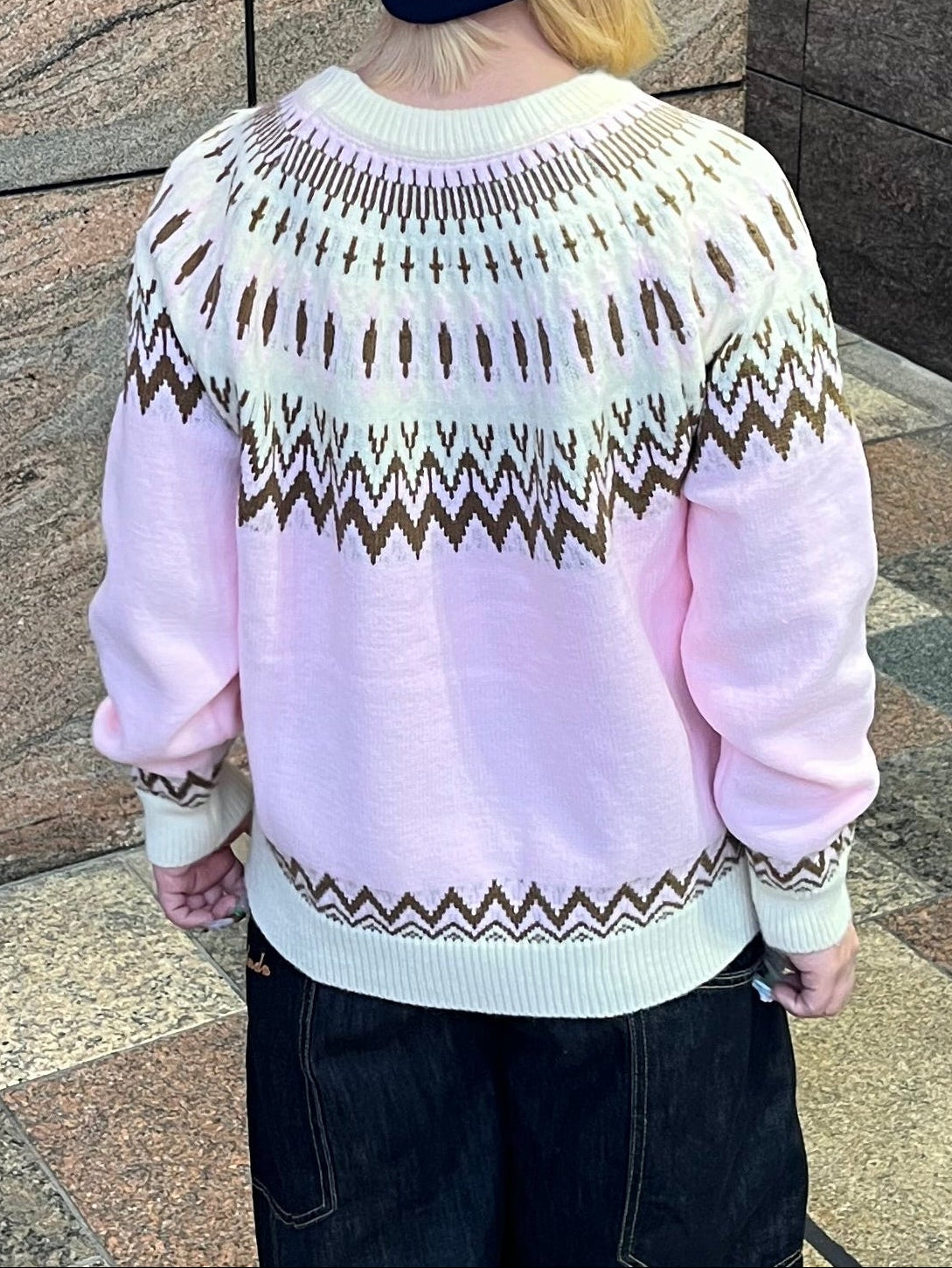 ノルディックカラーニット DPB97033