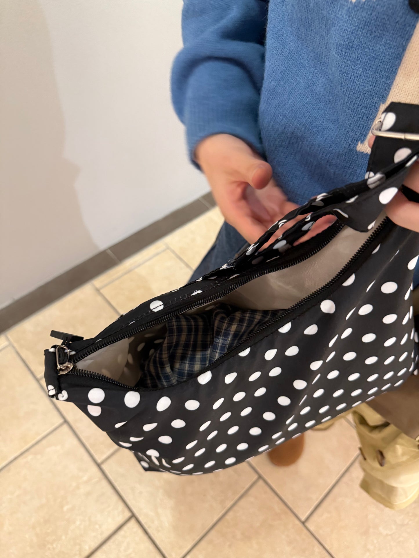 レトロドットトートバッグ DPA43705