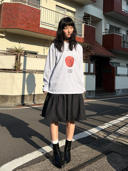 アシメフリルブラックスカート DPA43752