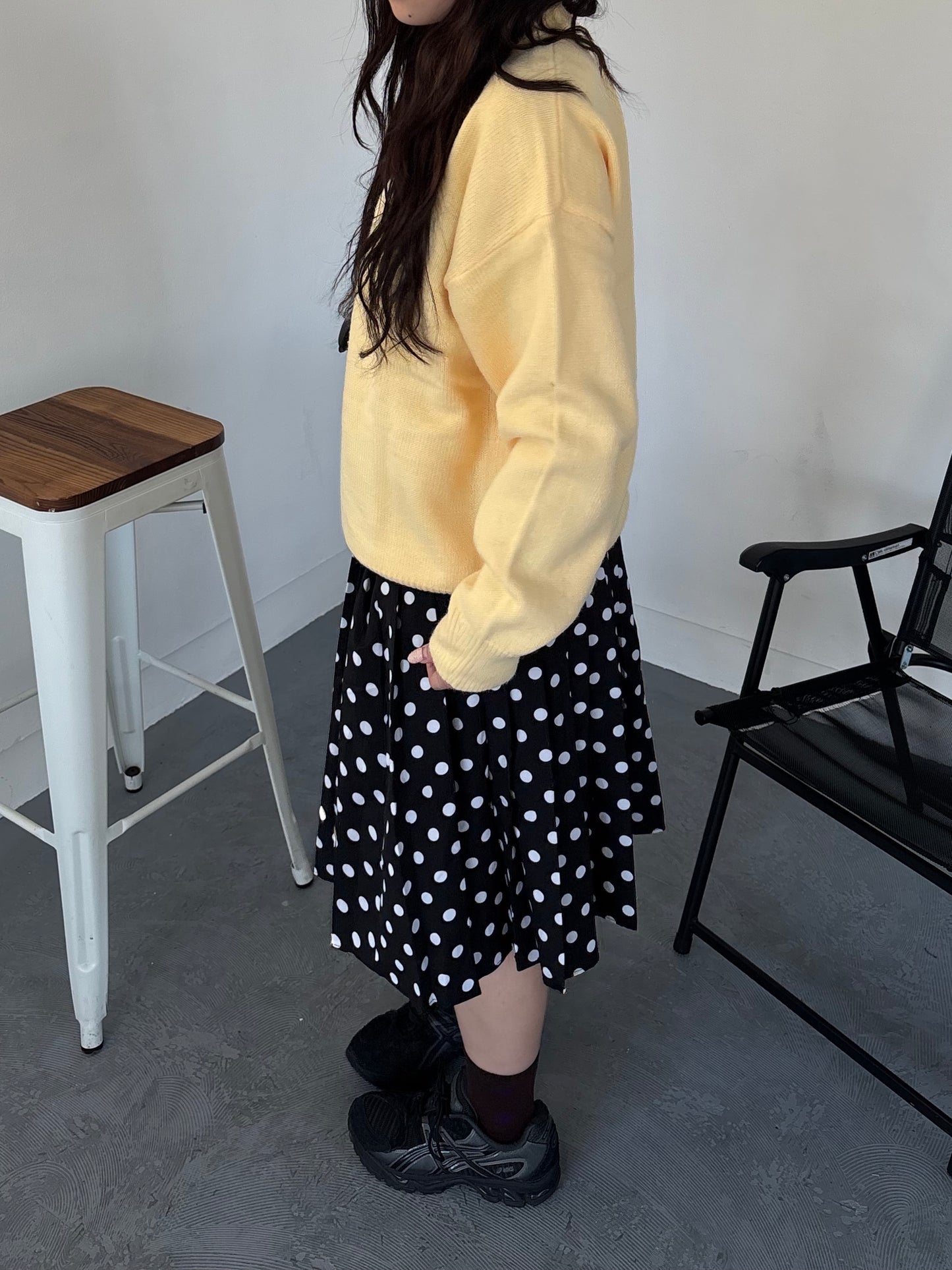 ドットミディアムスカート DPB89095