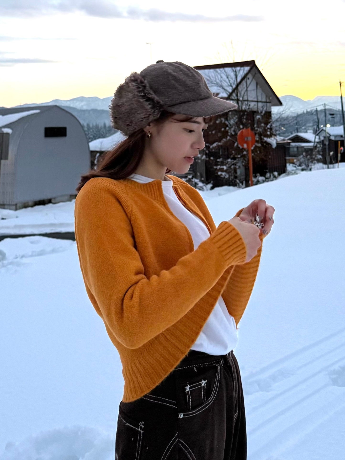 ダブルジップカラーニット DPB47478