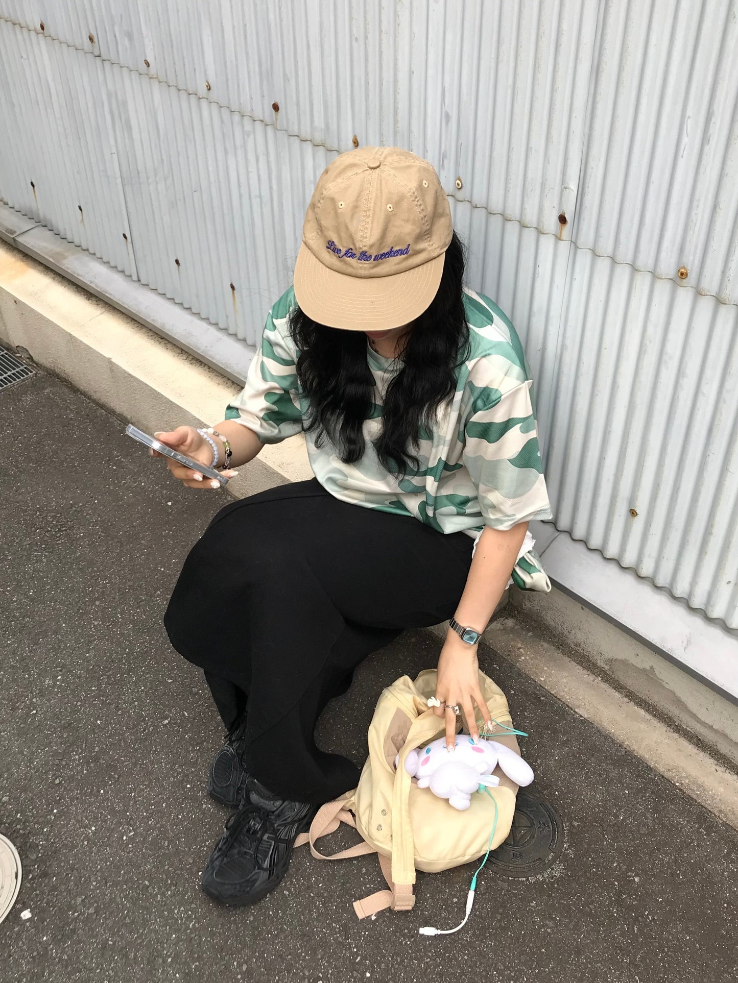 カモフラオーバーTシャツ DPB89284