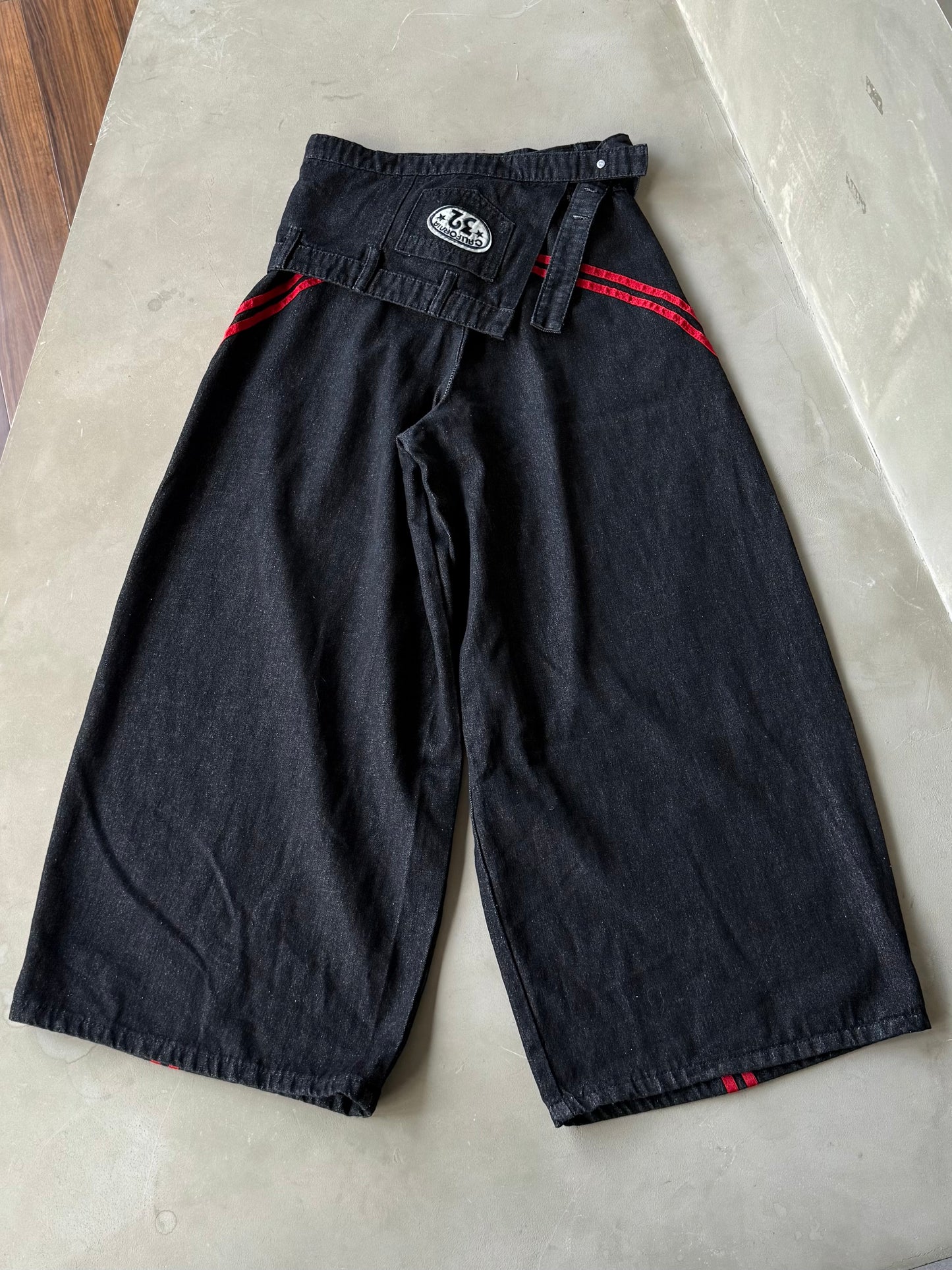 ウエストレイヤードデニムパンツ DPC05035