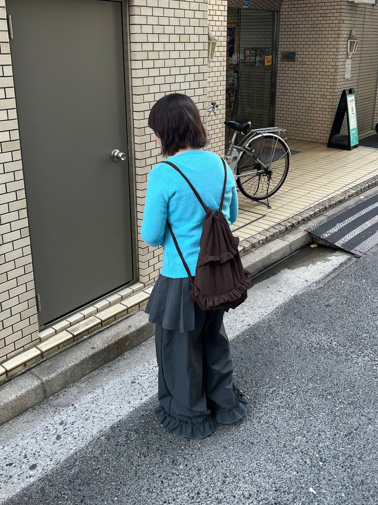 ブルーボタンカーディガン DPB97036