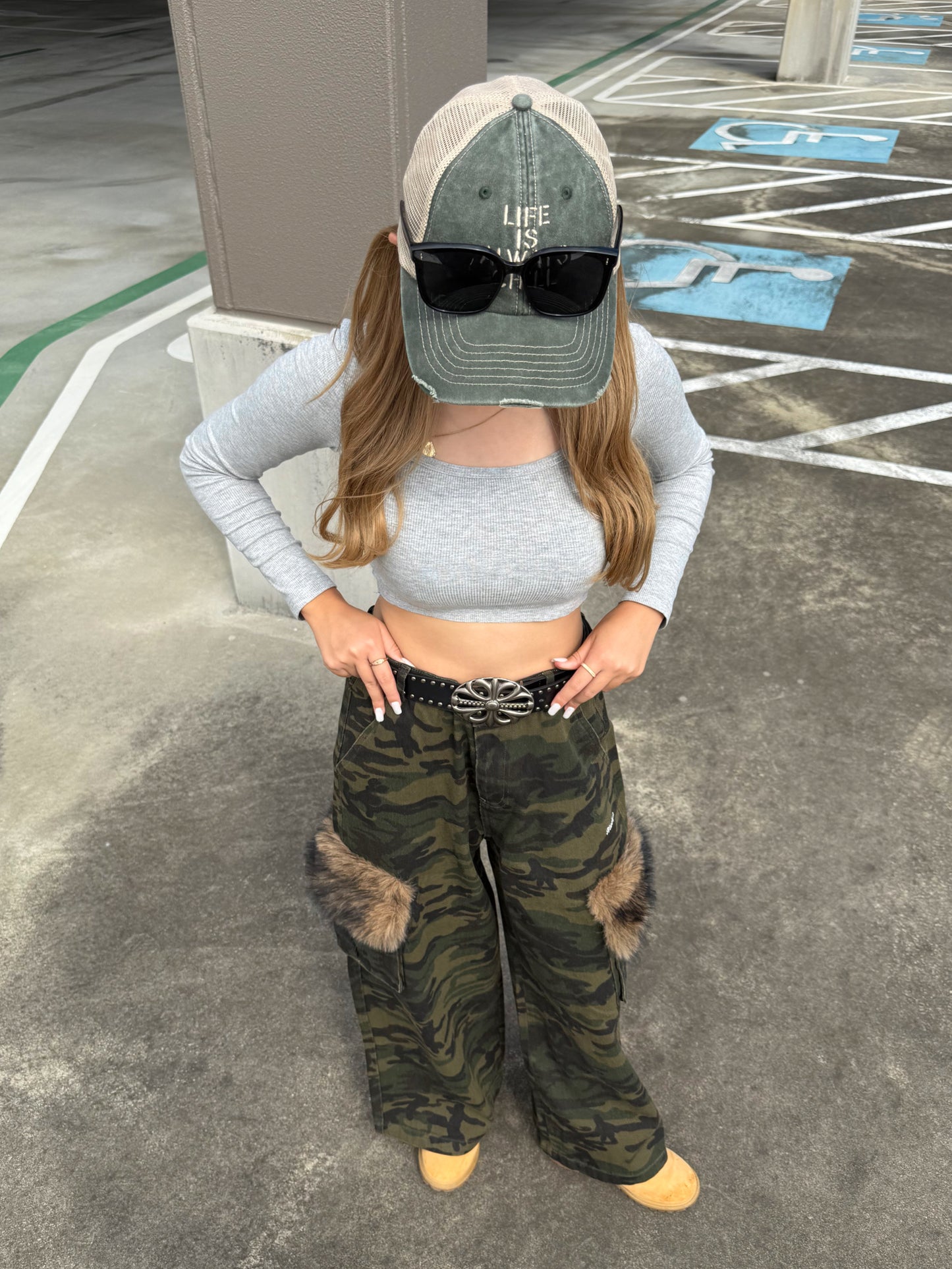 ポイントカモフラファーパンツ DPB73504