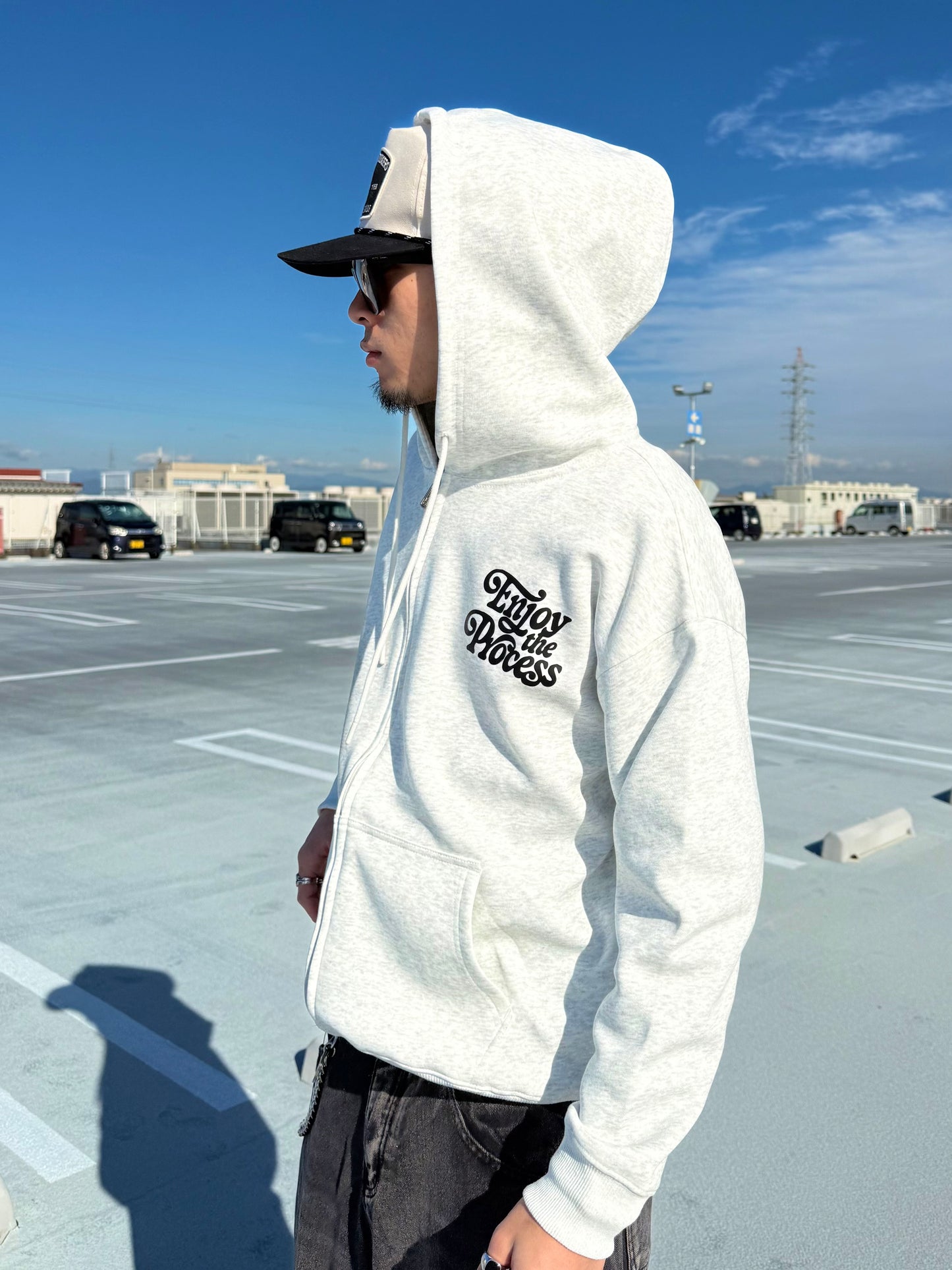 ユニセックスロゴジップパーカー DPB73565