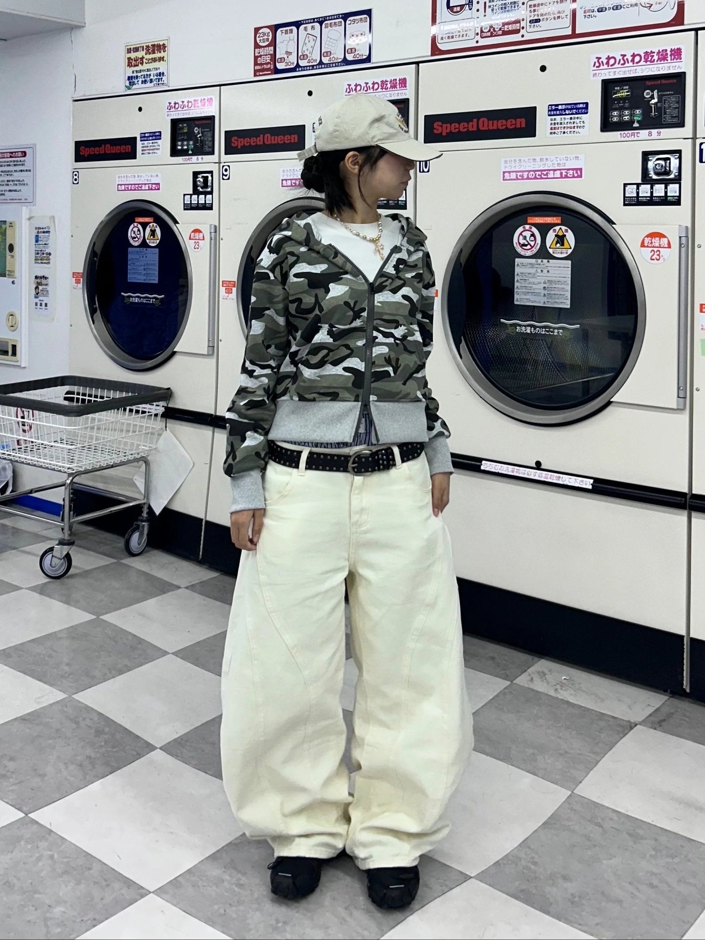 ショートカモフラジップパーカー DPB92062