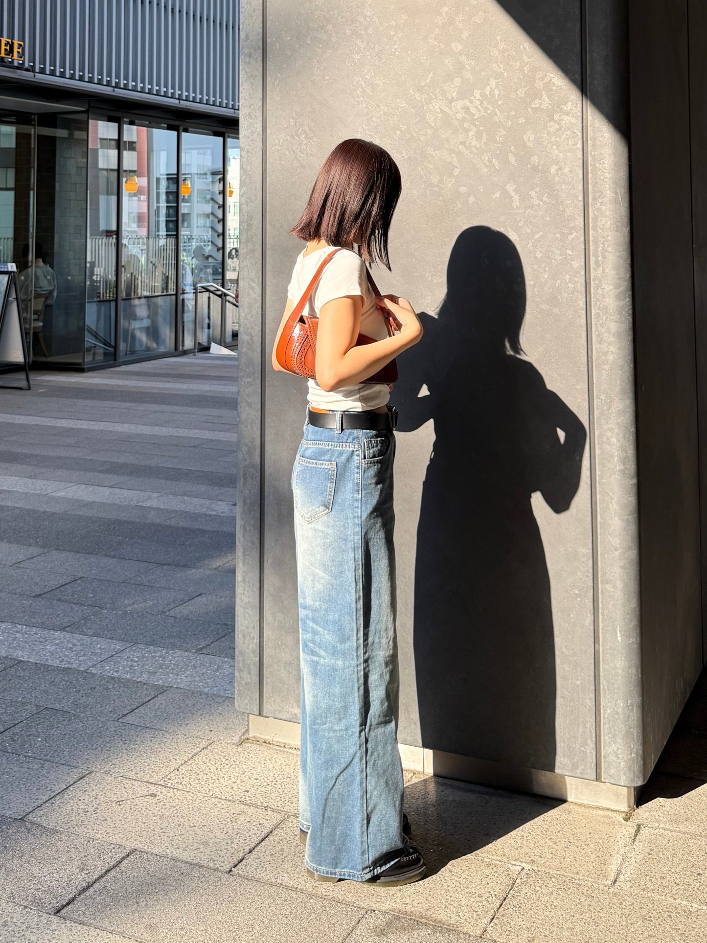 ウォッシュワイドデニムパンツ DPB93015