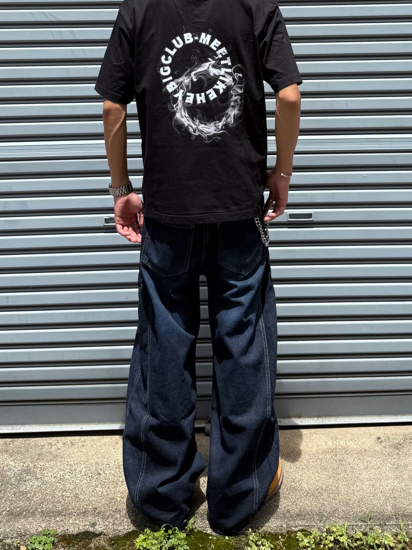 カーブラインワイドデニムパンツ DPB90008