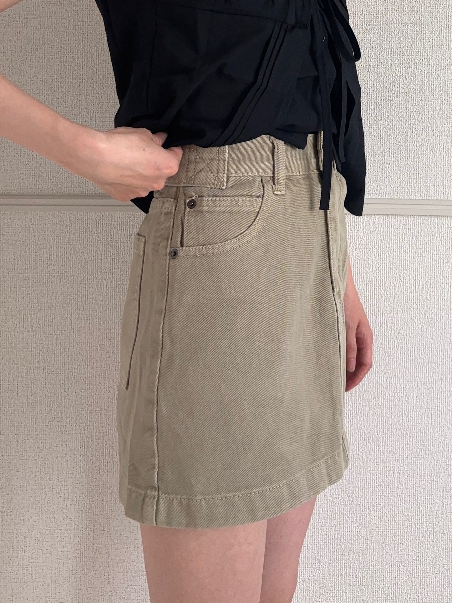 【即納】デザインベルトミニスカート DPB88297S