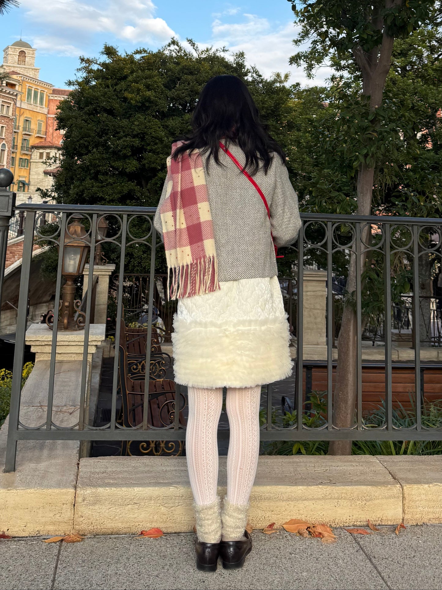 キルティングファーワンピース DPA43712