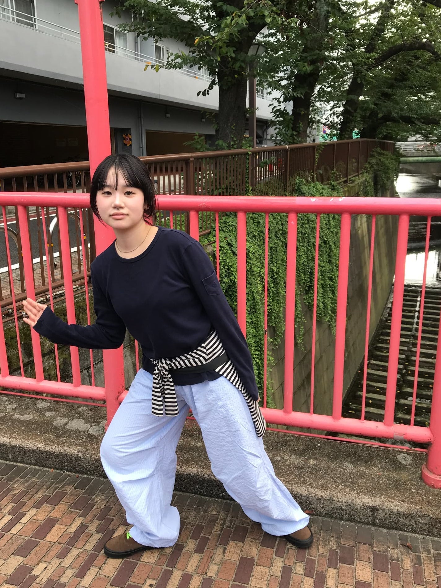 ストライプバルーンパンツ DPC04094