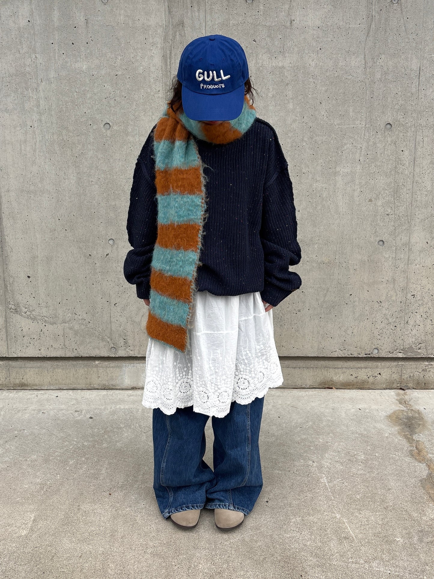 ボーダーマフラー DPB84099