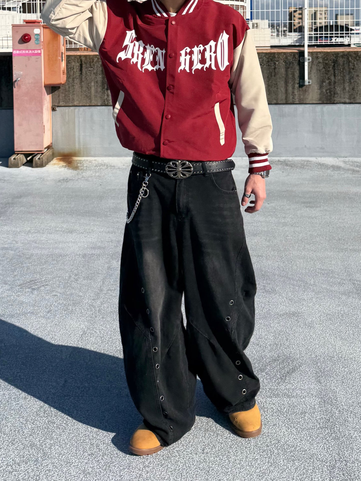 ラインホールデニムパンツ DPB90143