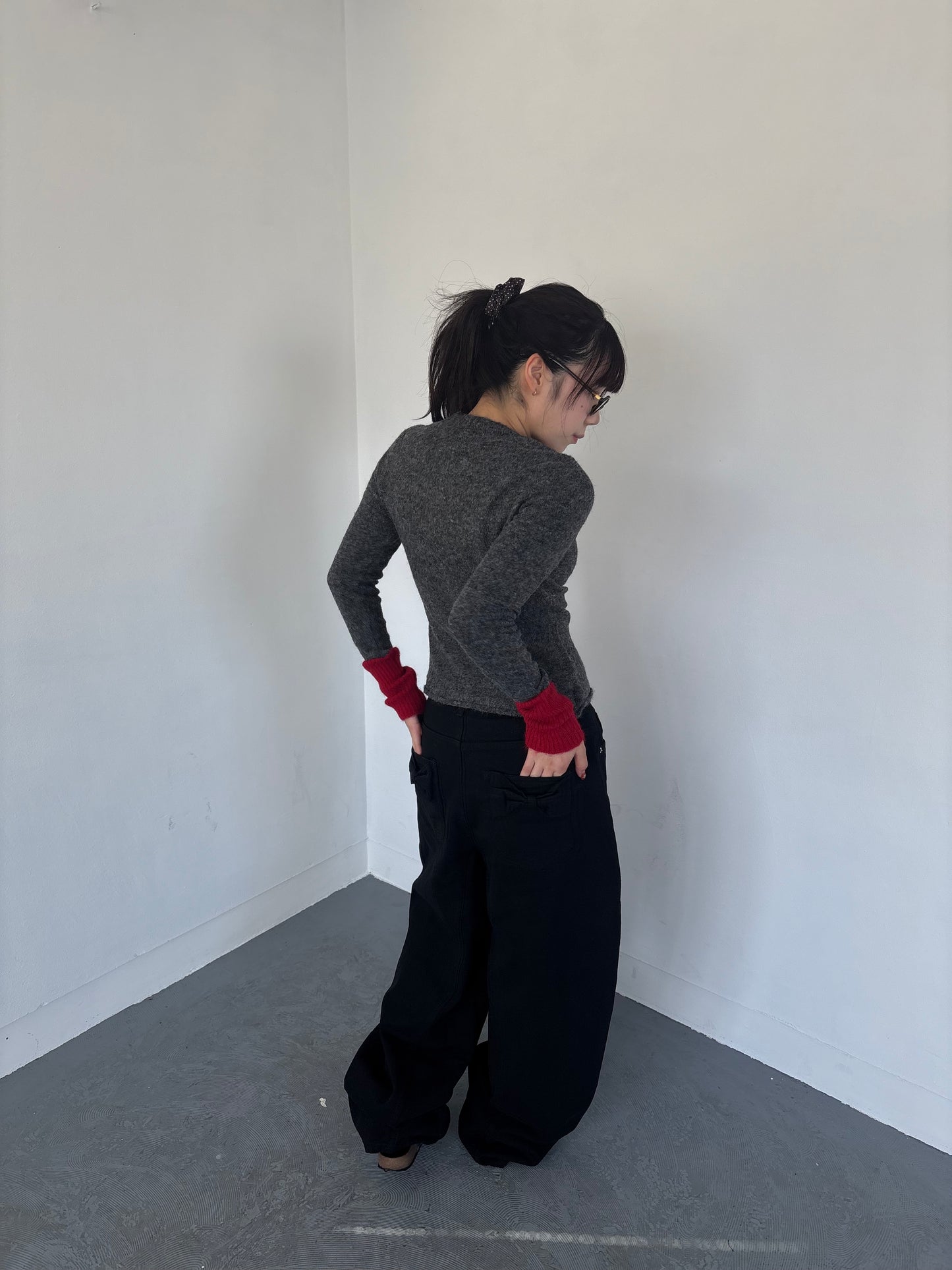 バックリボンポケットパンツ DPB89102