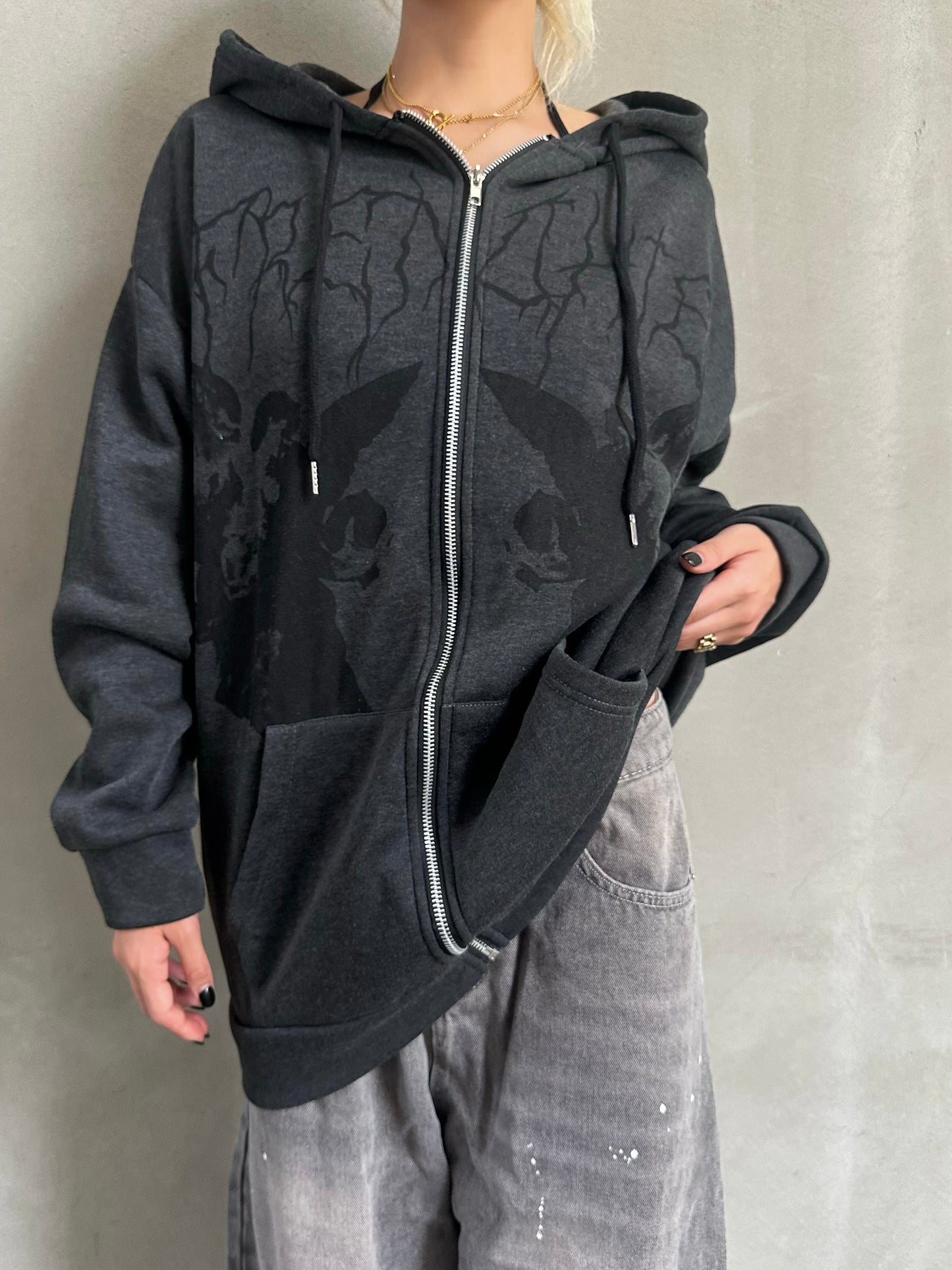 グラフィックジップパーカー DPB26626