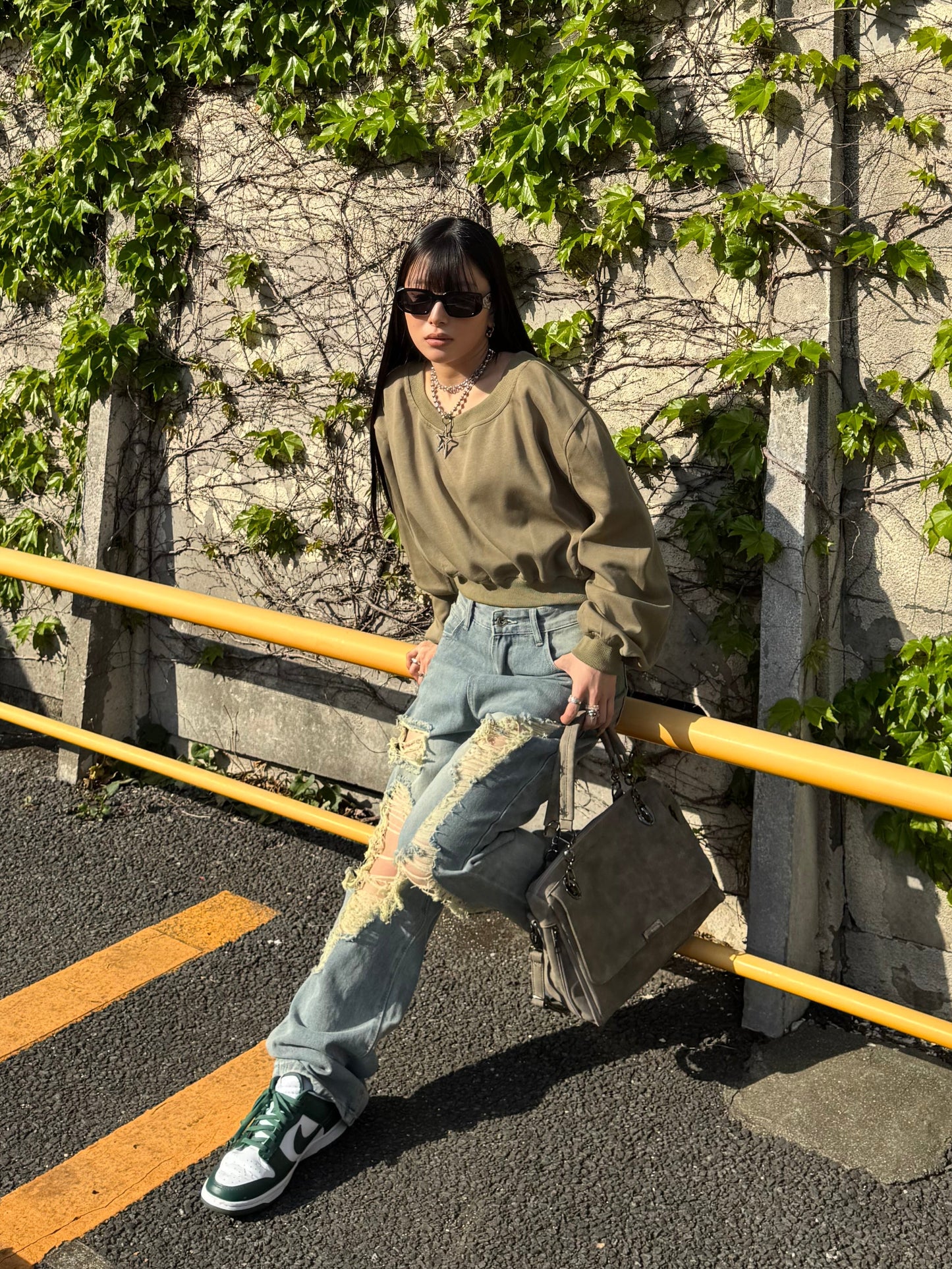ダメージデニムパンツ DPB86031