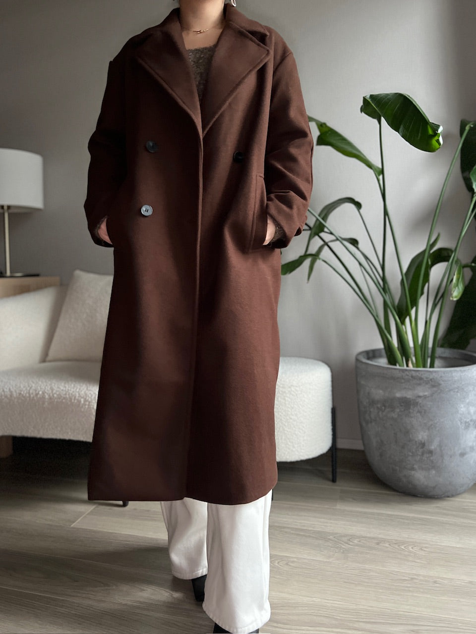 ダブルボタンチェスターコート DPB56359