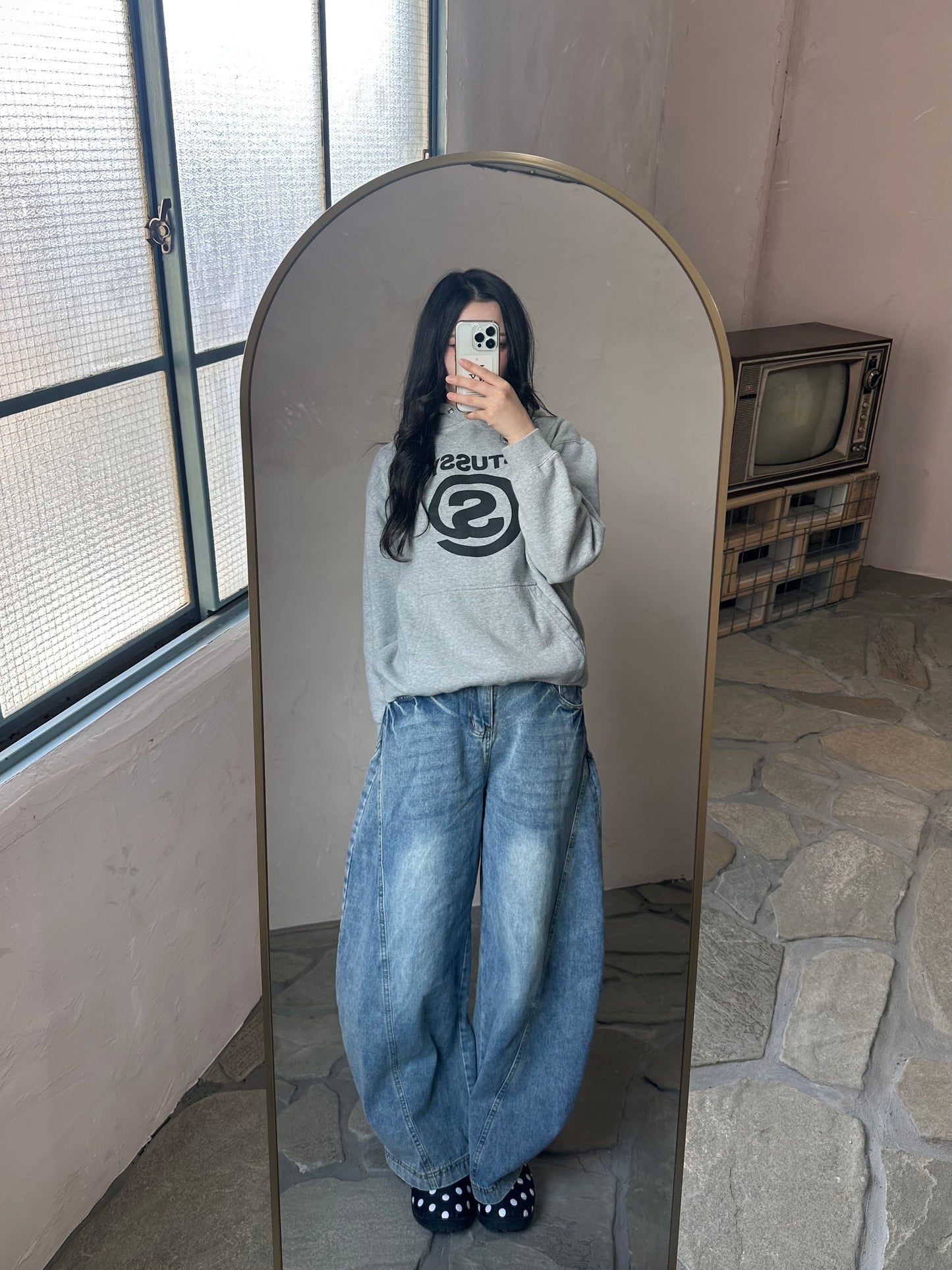 ワイドデニムパンツ DPB95062