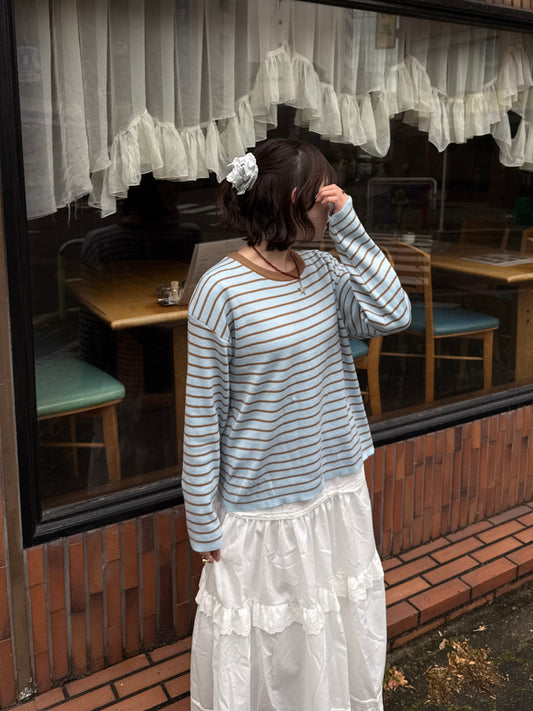 コットンレースロングスカート DPC03009