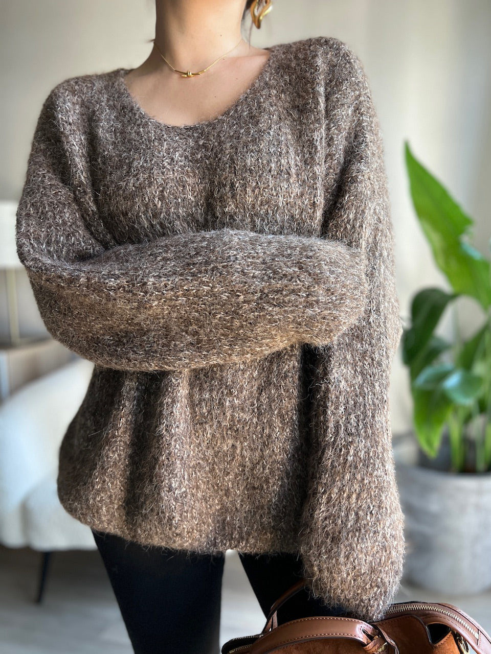 オーバーサイズニット DPB56349