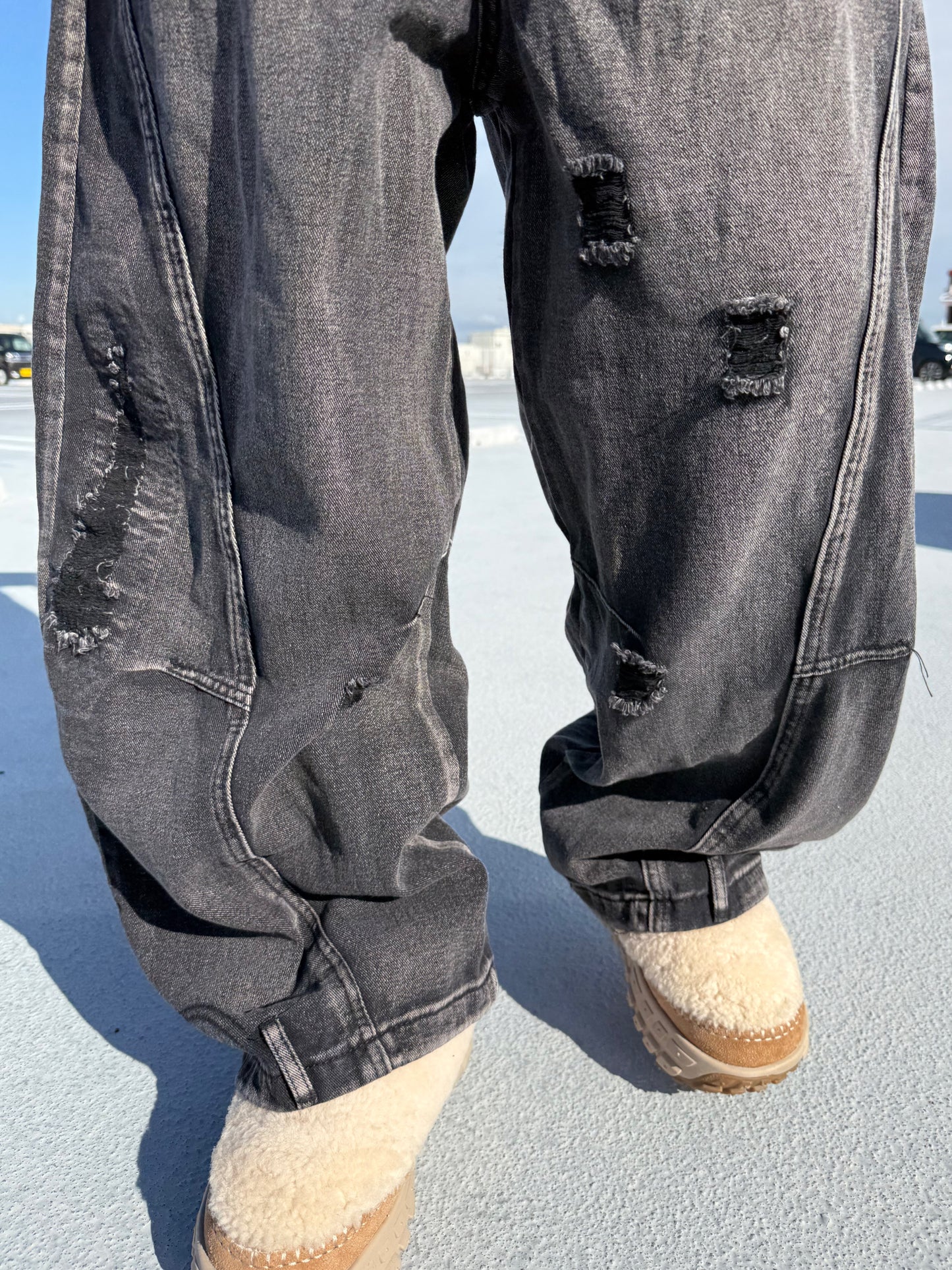 ダメージデザインデニムパンツ DPB90140