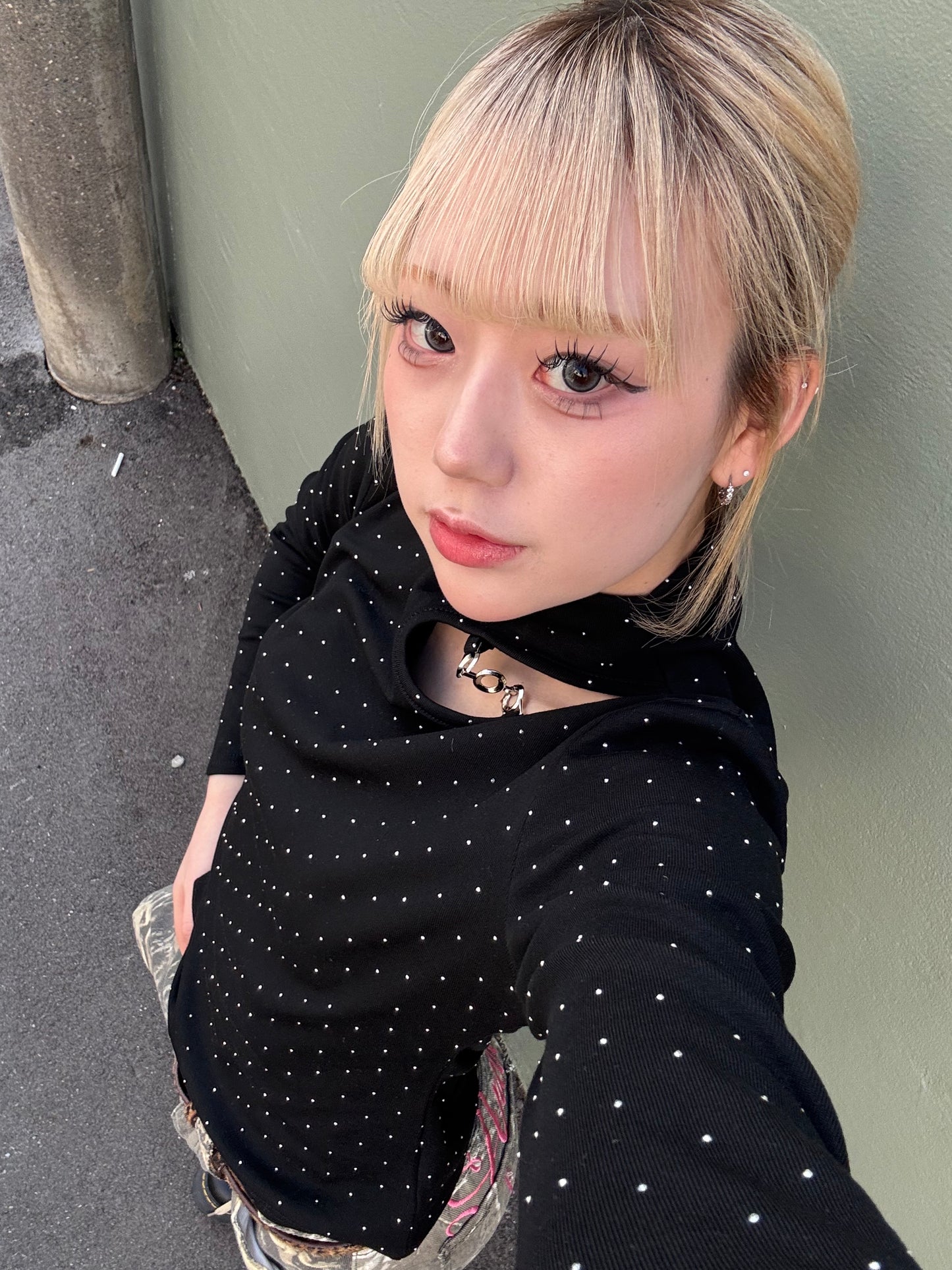 ラメカットアウトトップス DPB86192