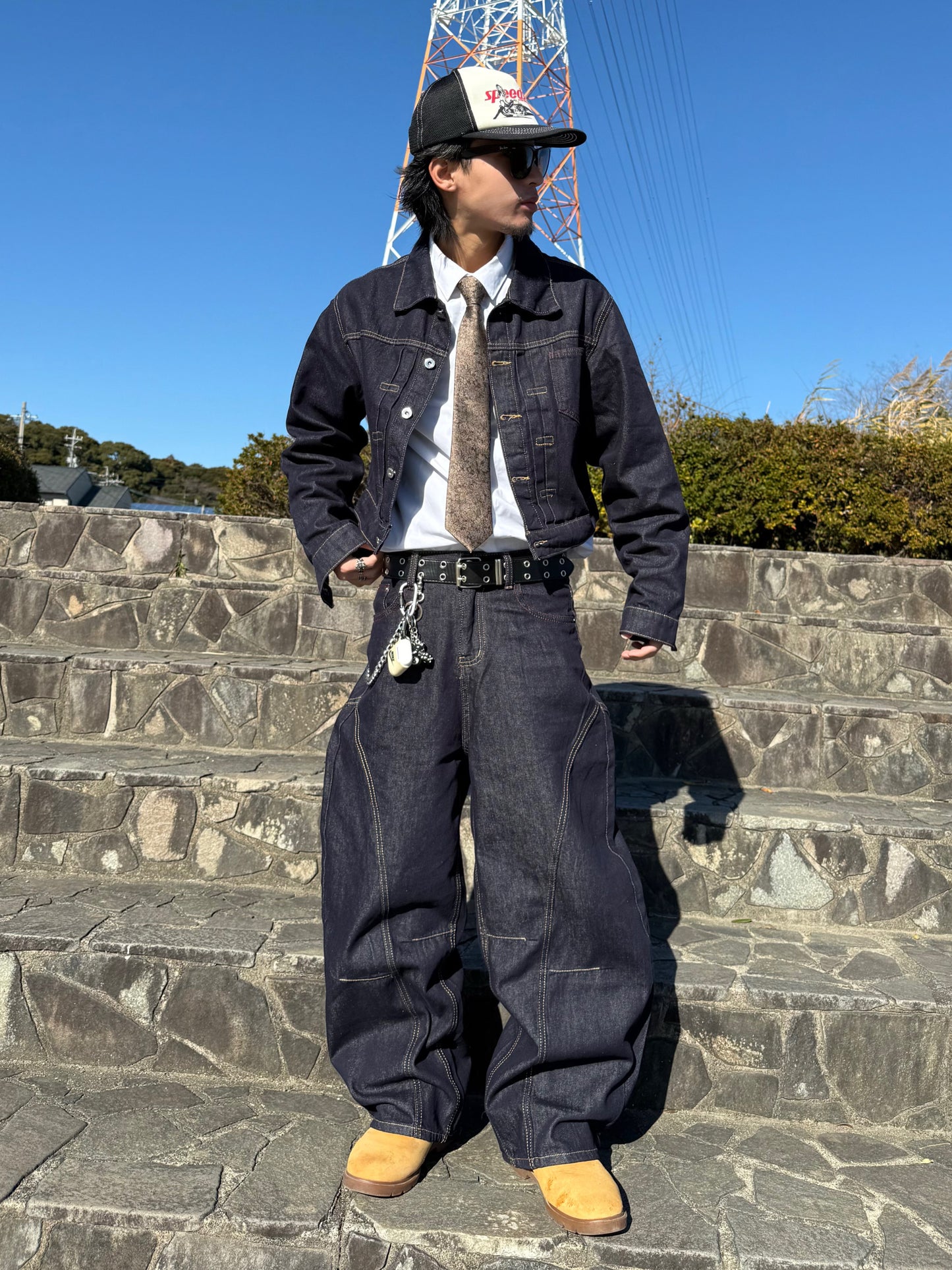 セットアップステッチデニムジャケット DPB90152